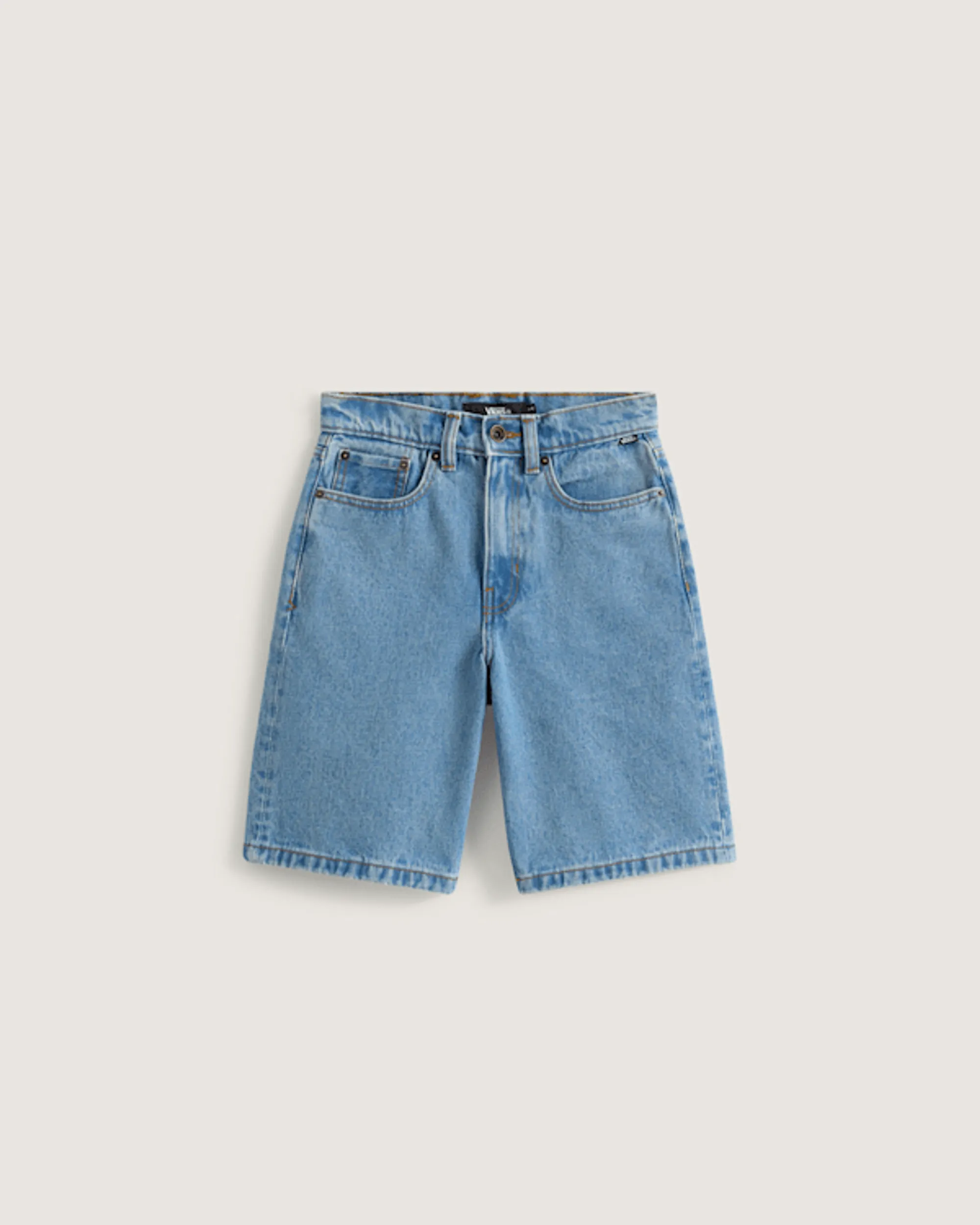 Vans - Kids Check-5 Baggy Denim Shorts (8-14 Years), Blue