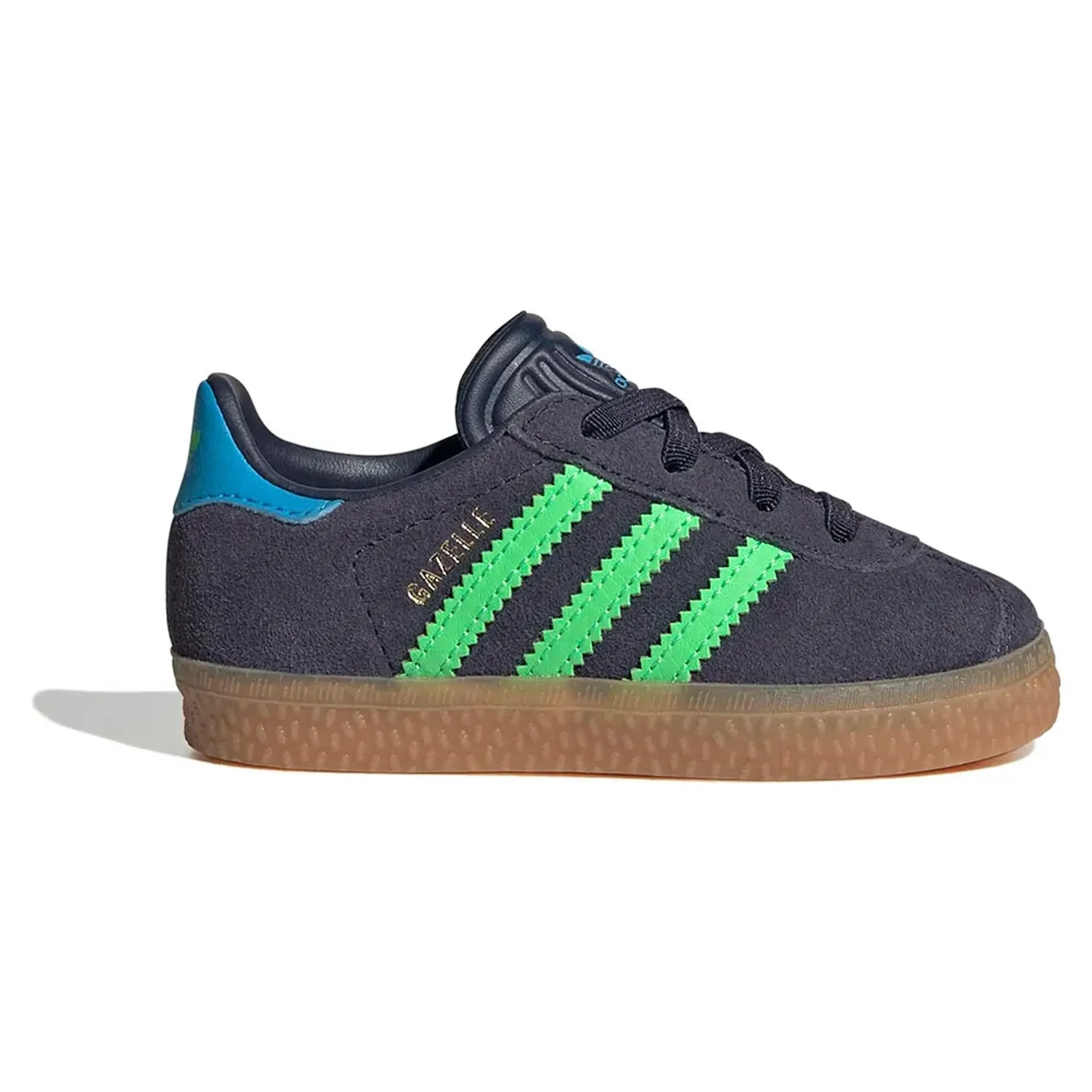 Adidas Originals Gazelle Comfort Closure Elastic Laces Infant Trainers