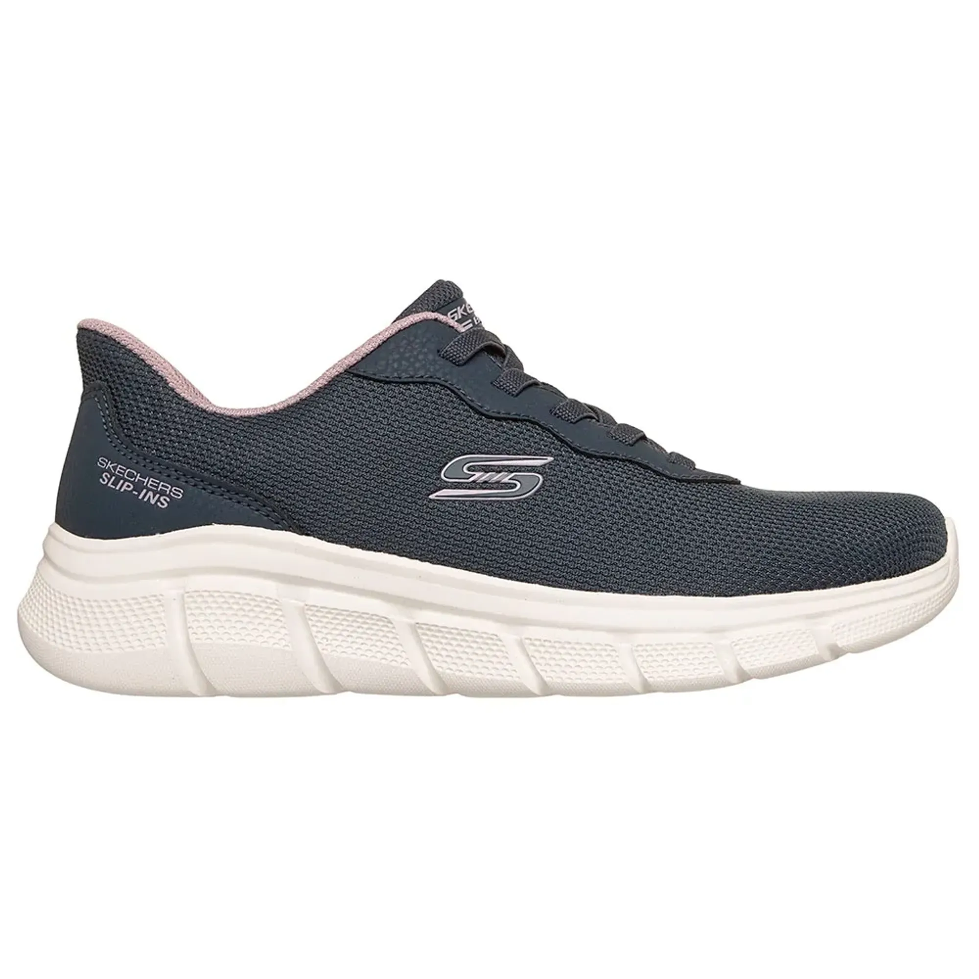 Skechers Women's Slip-ins: BOBS Sport B Flex - Flex Lucy Sneaker in Dark Navy Blue