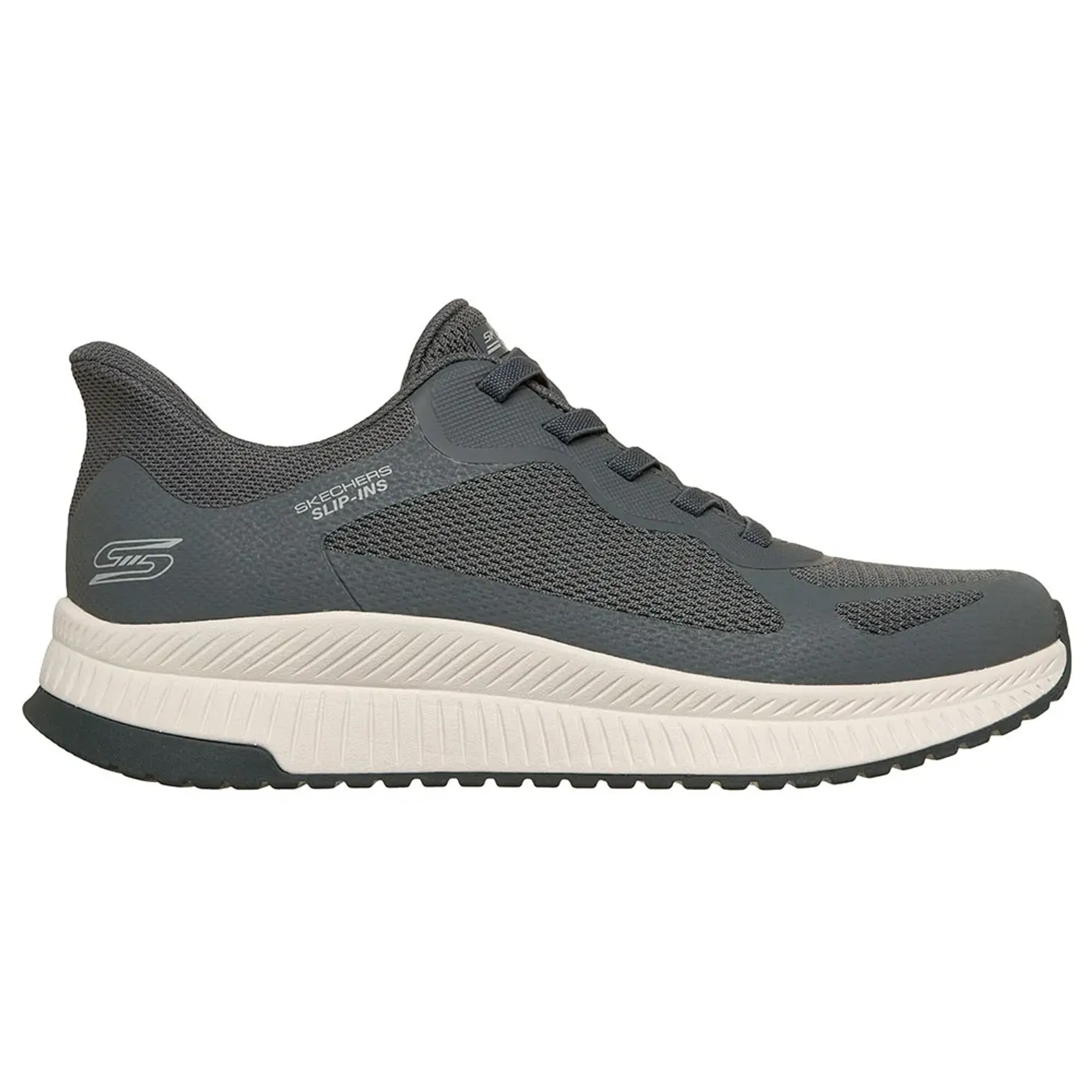 Skechers Men's Slip-ins: BOBS Sport Squad Chaos 4 Sneaker in Charcoal