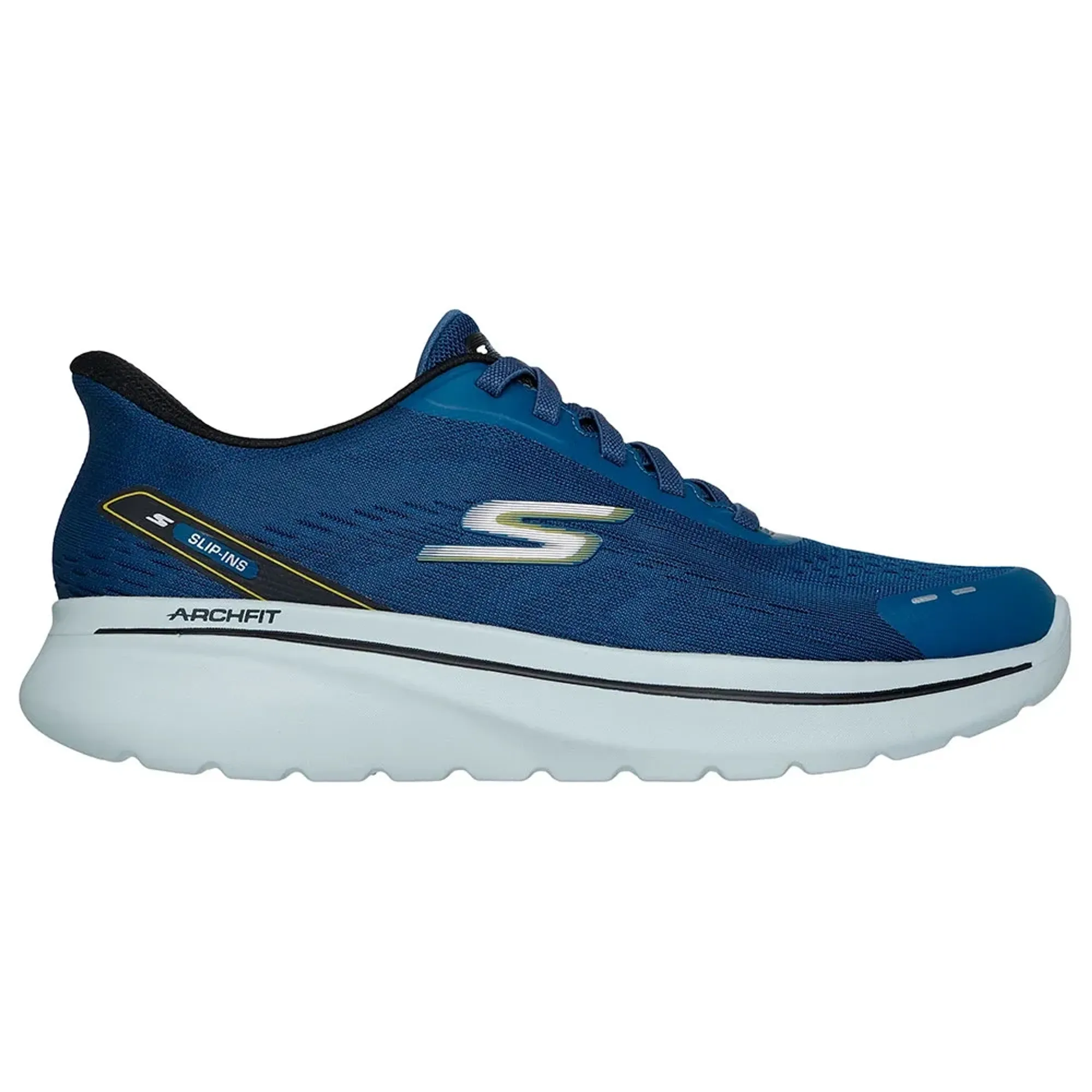 Skechers Men's Slip-ins Relaxed Fit: GO WALK Arch Fit N-Joy - Nobend Sneaker in Navy Blue