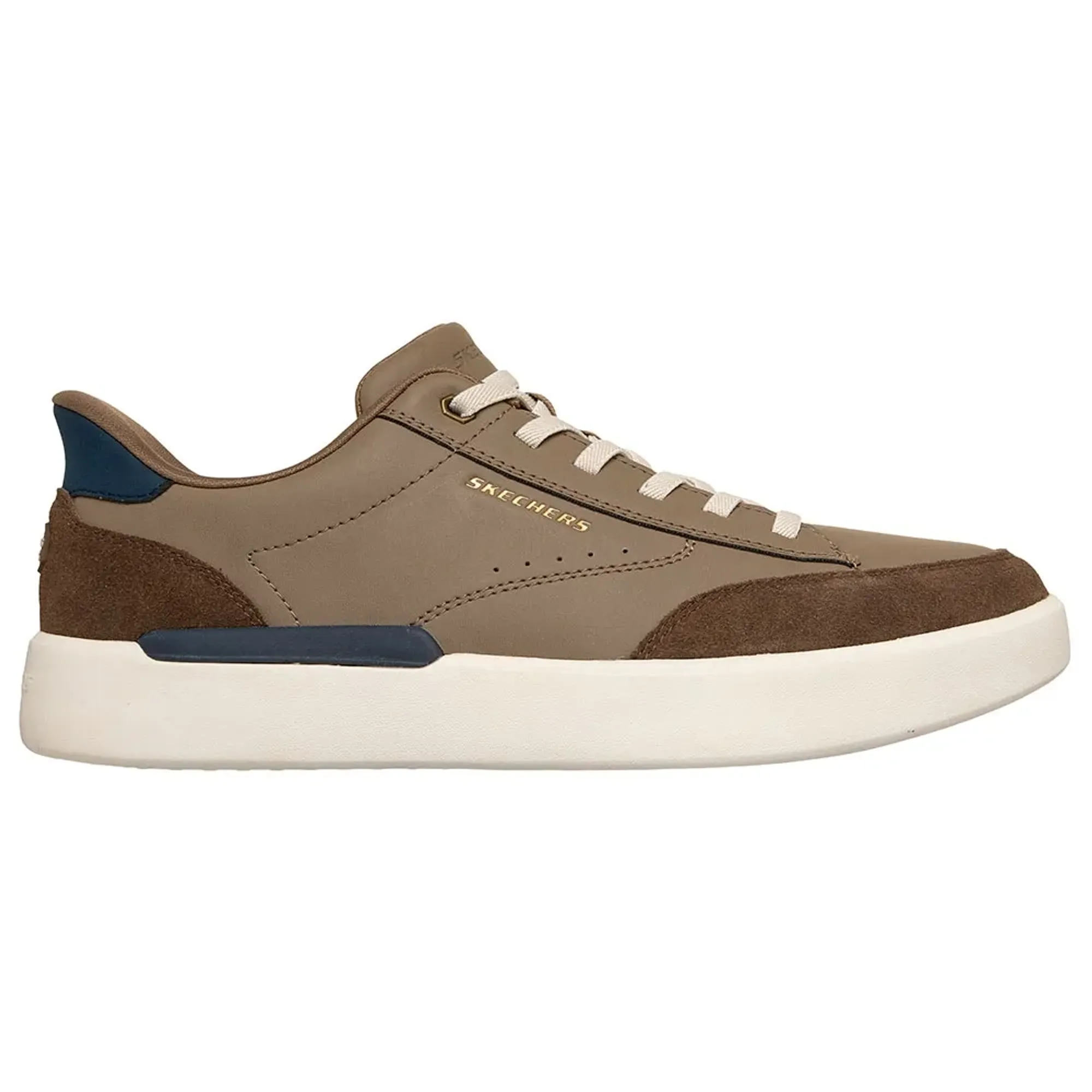 Skechers Men's Slip-ins Relaxed Fit: Verloma - Radical Sneaker in Dark Taupe