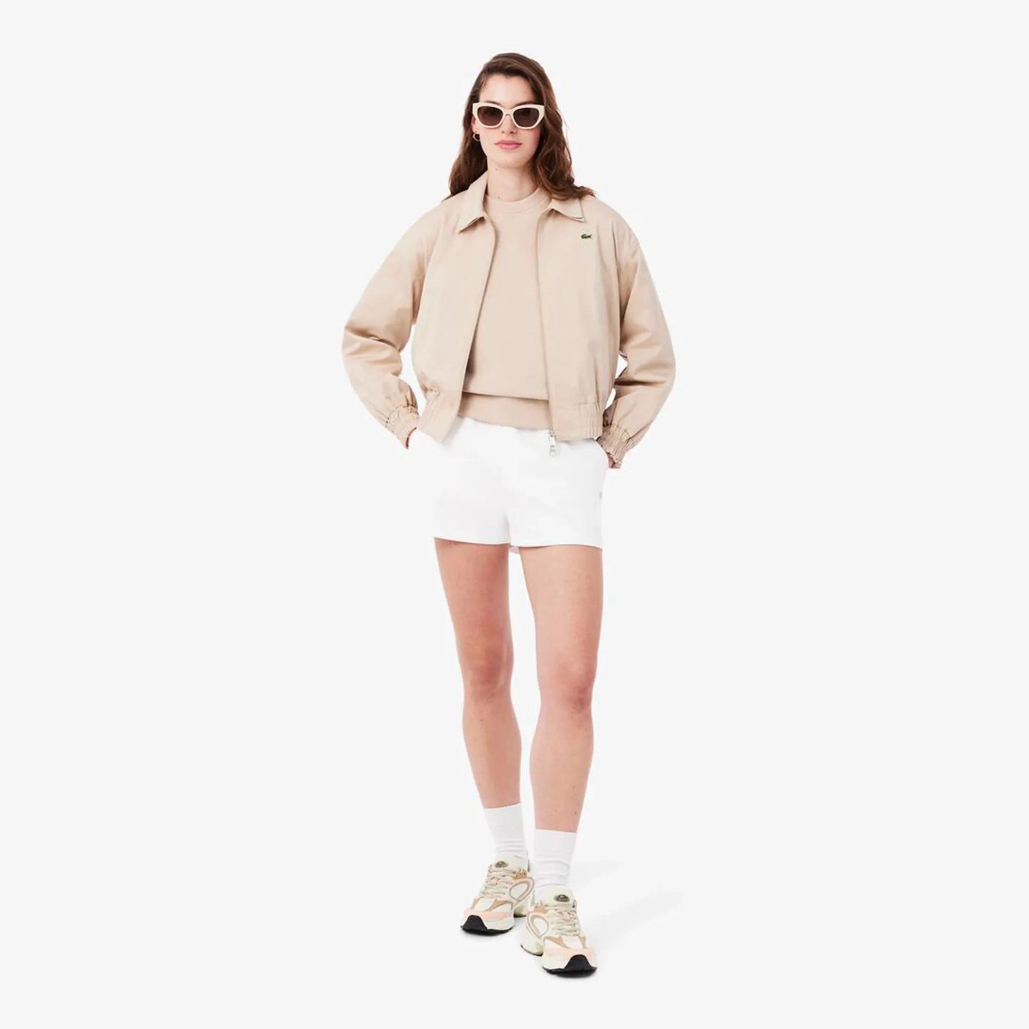 Lacoste Double Face Jersey Shorts - White