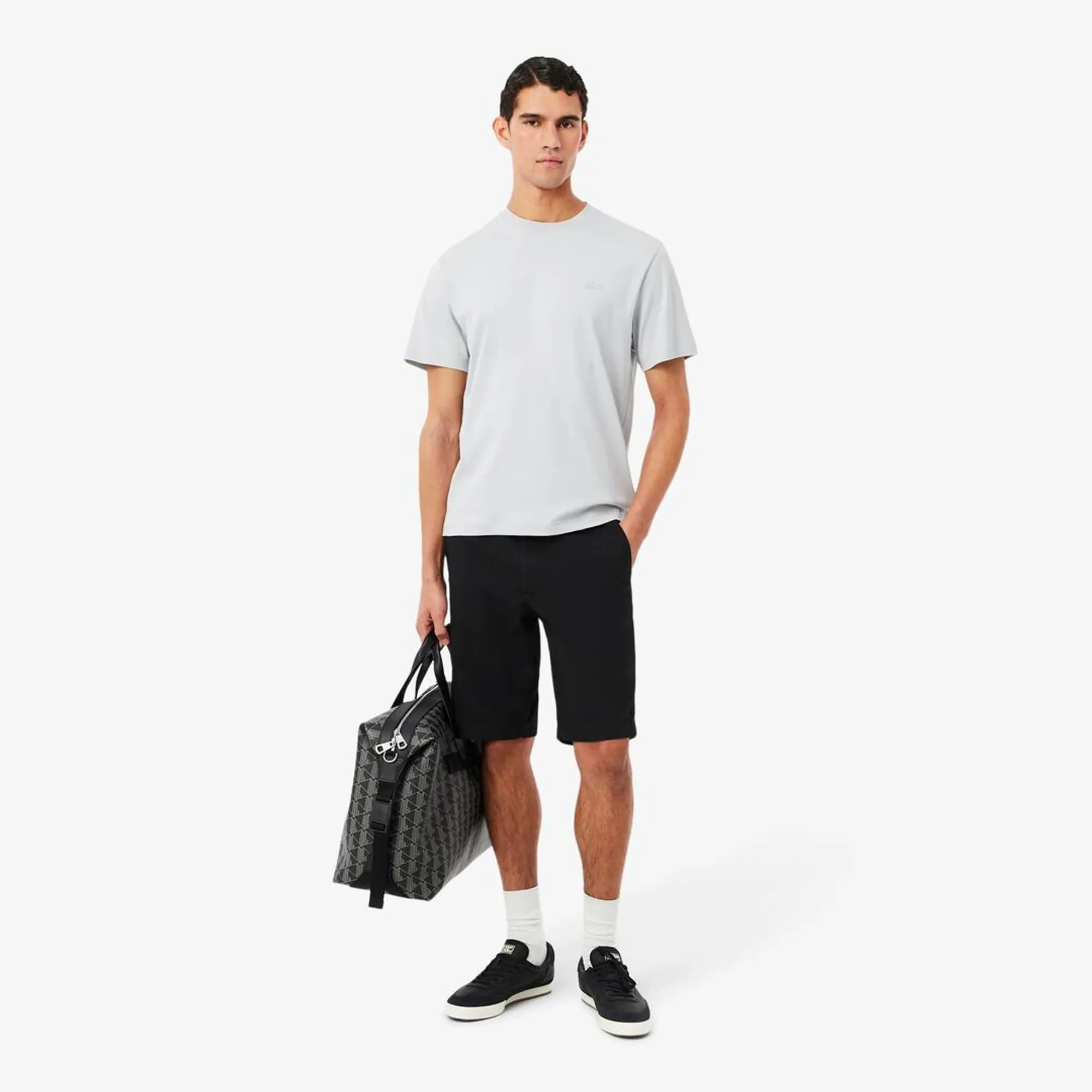 Lacoste Stretch Twill Chino Shorts - Noir