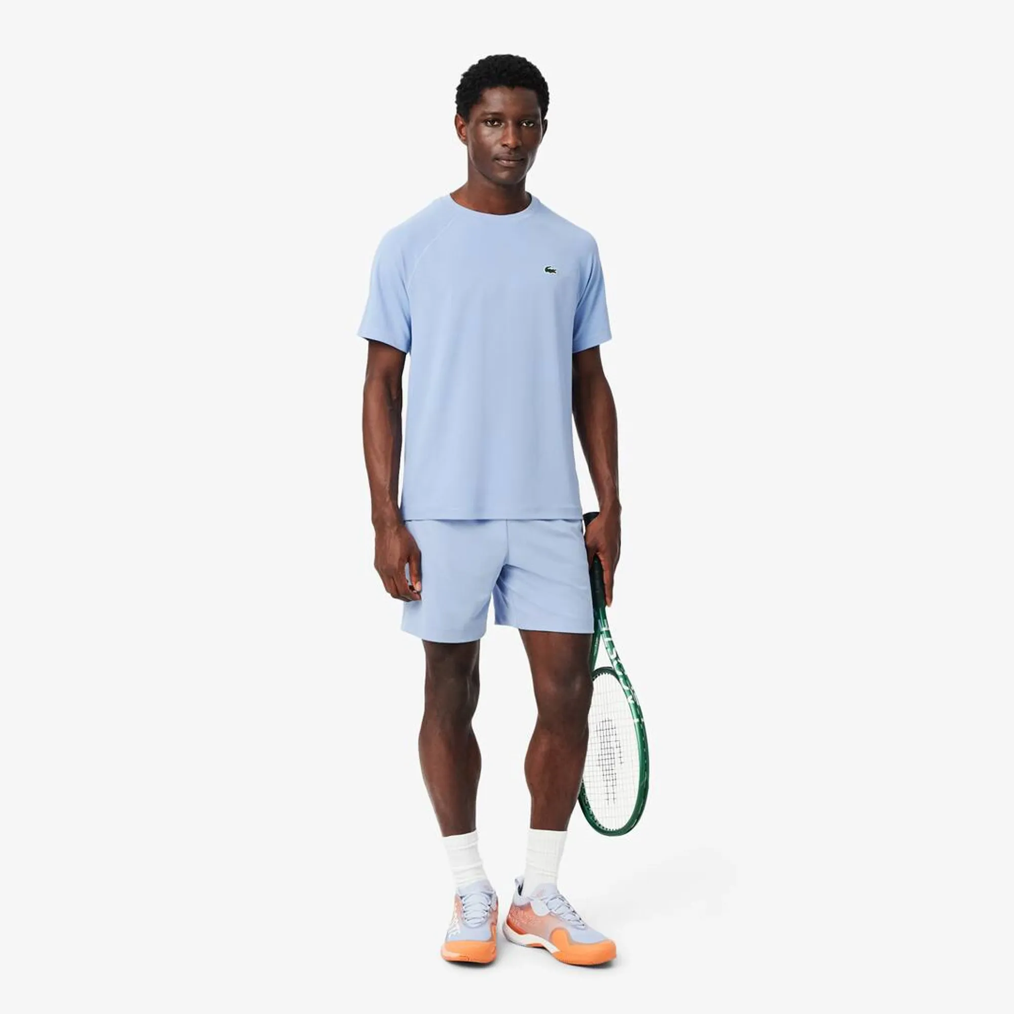 Lacoste Regular Fit Ultra Dry Sport Shorts - Light Blue