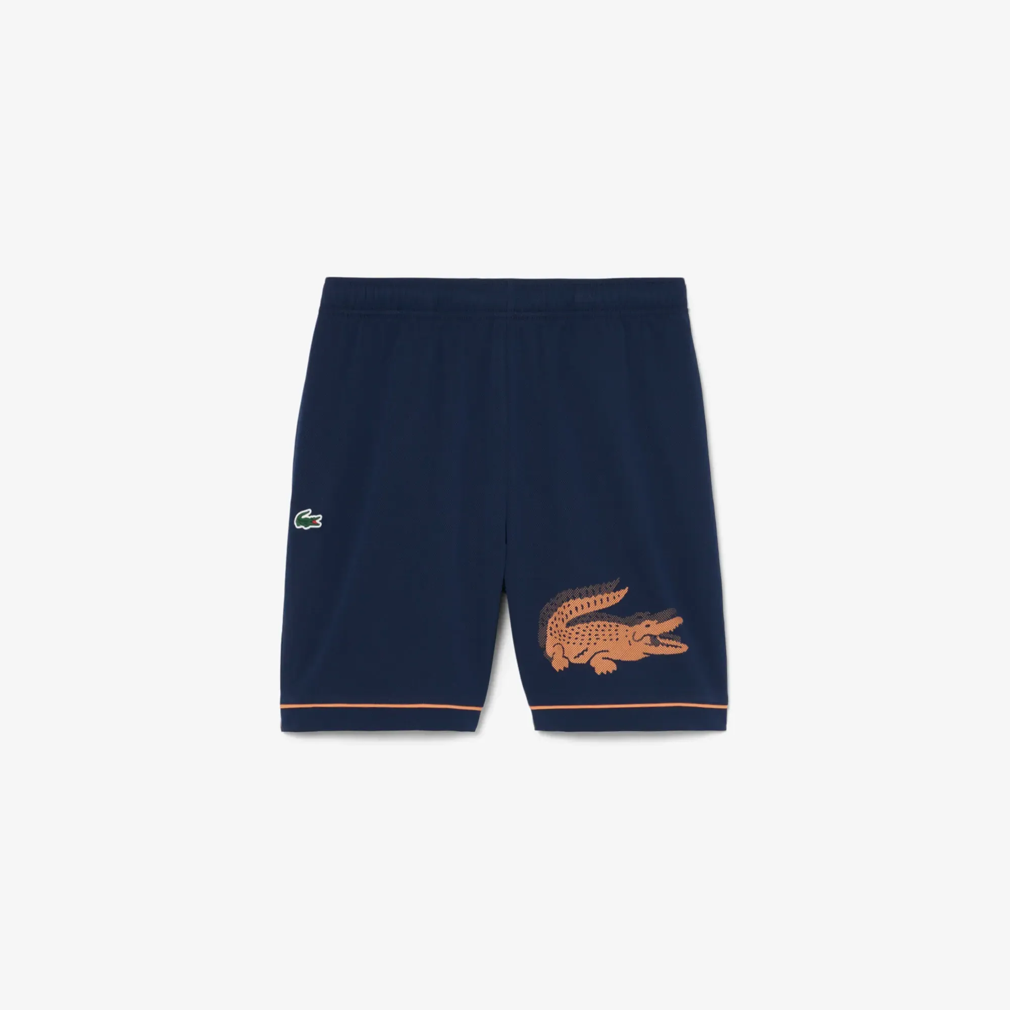 Lacoste Striped Taffeta Sport Shorts - Midnight Blue