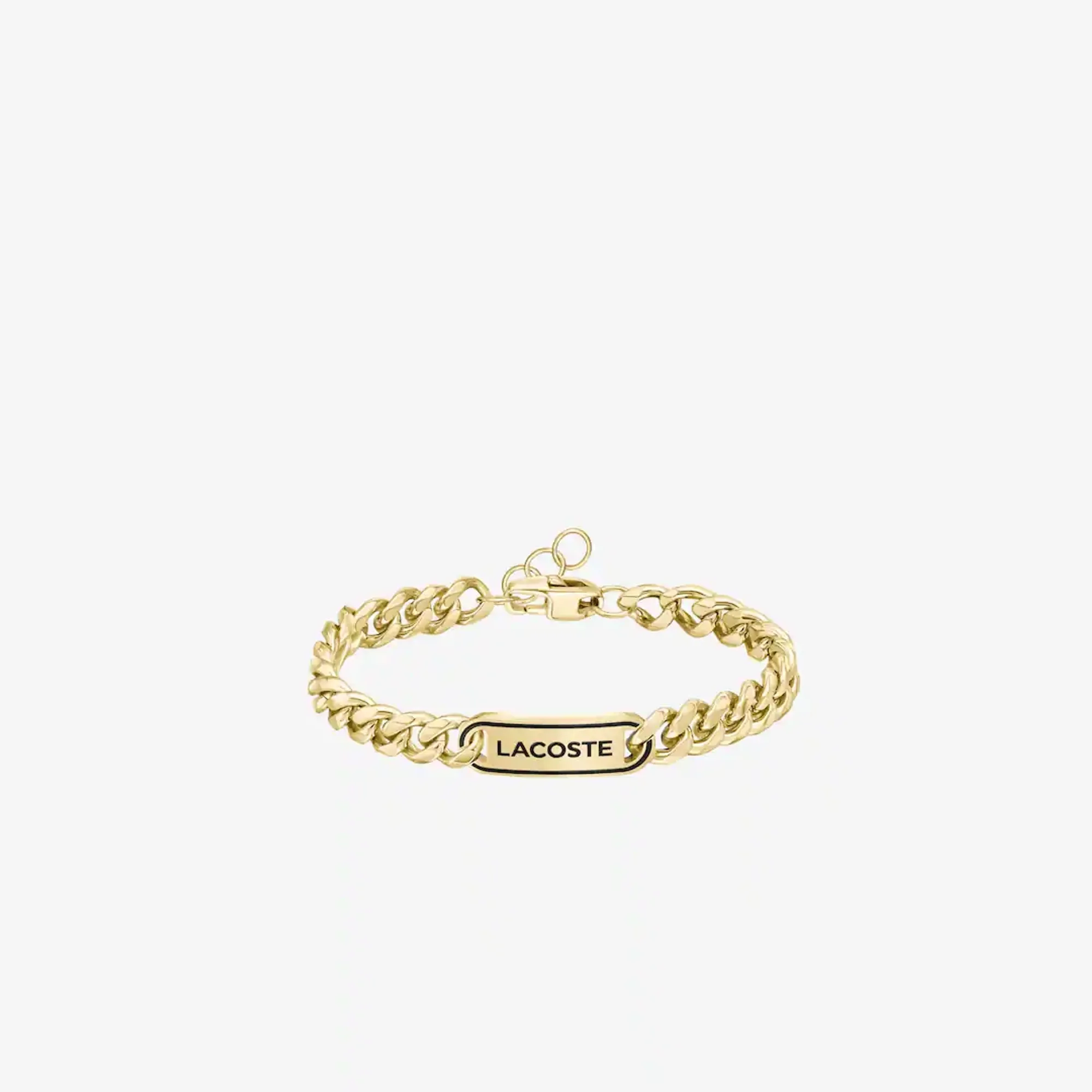 Lacoste District Bracelet - Yellow Gold / Black