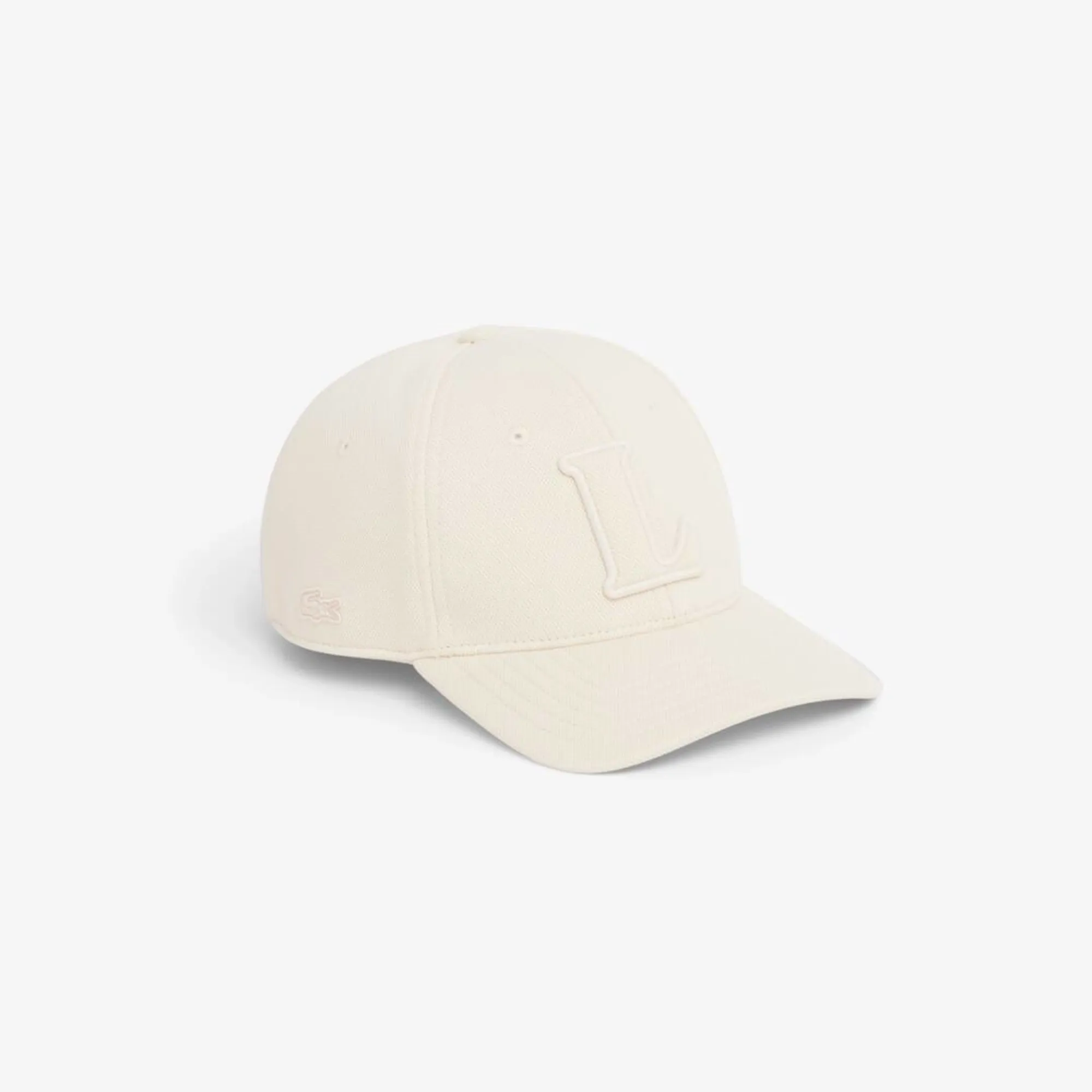 Lacoste Piqué Badge Cap - Beige