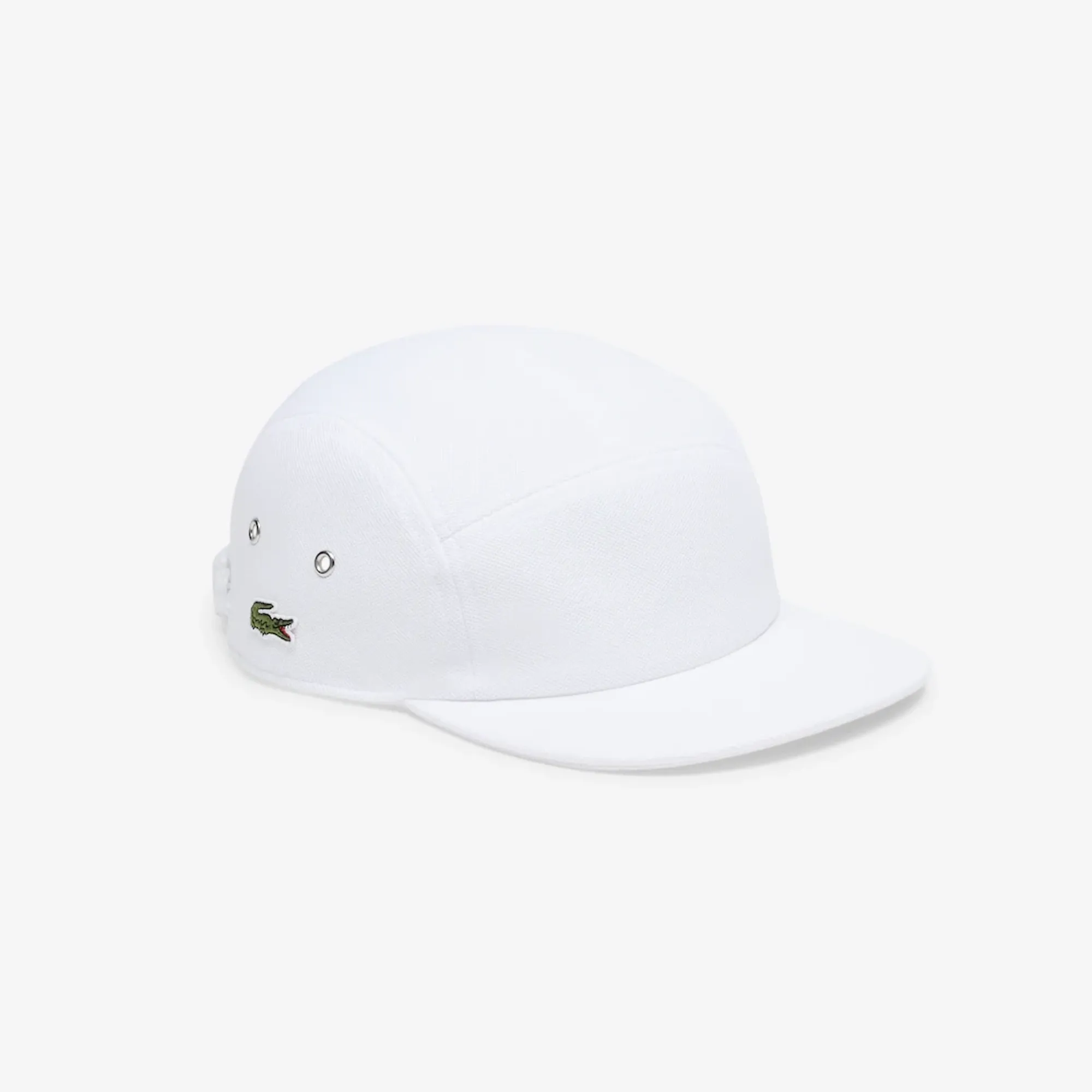 Lacoste Piqué Jockey Cap - White