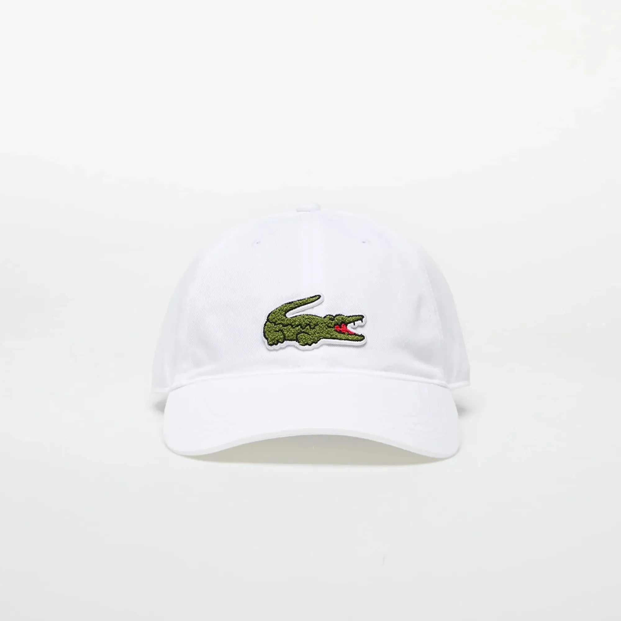 Lacoste Crocodile Badge Cotton Twill Cap - White