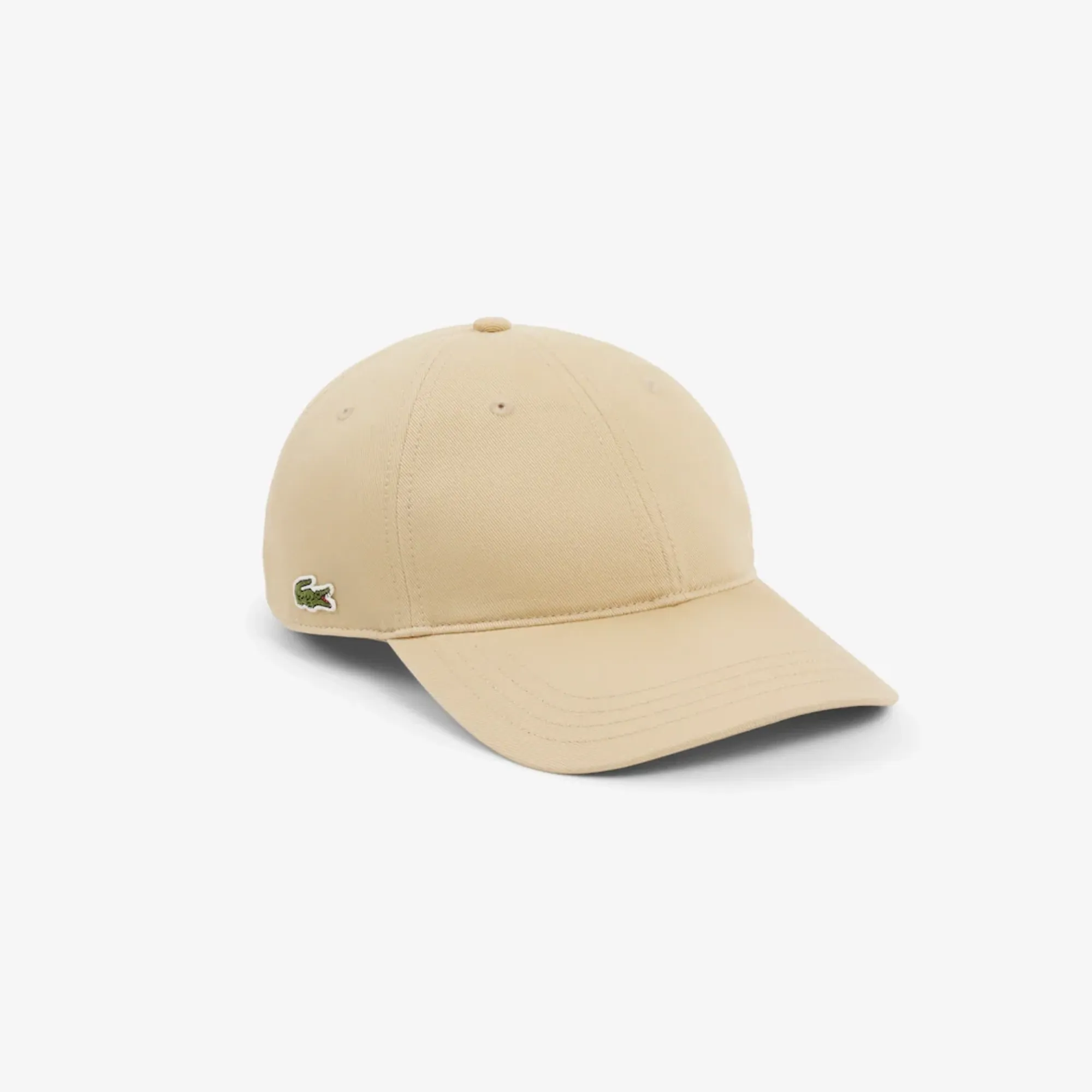 Lacoste Cotton Twill Cap - Beige