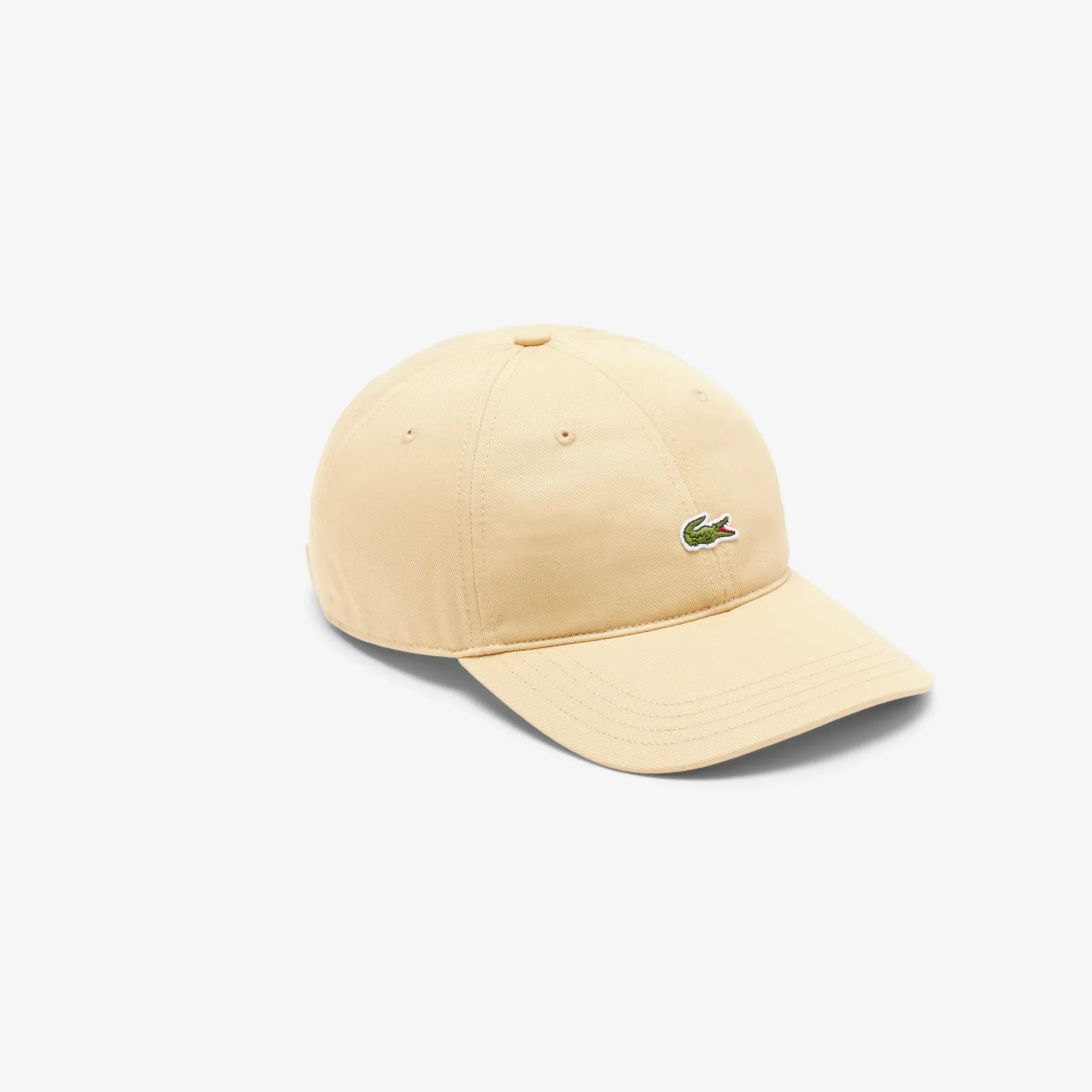 Lacoste Cotton Twill Cap - Beige