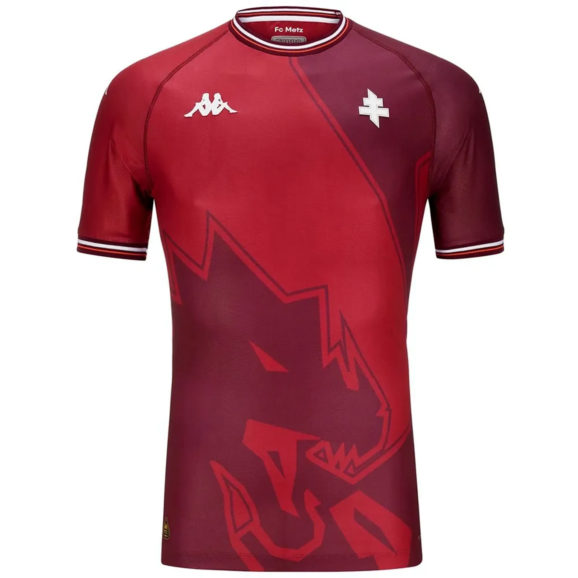 Kappa Fc Metz Kombat Pro 24/25 Home Short Sleeve T-shirt
