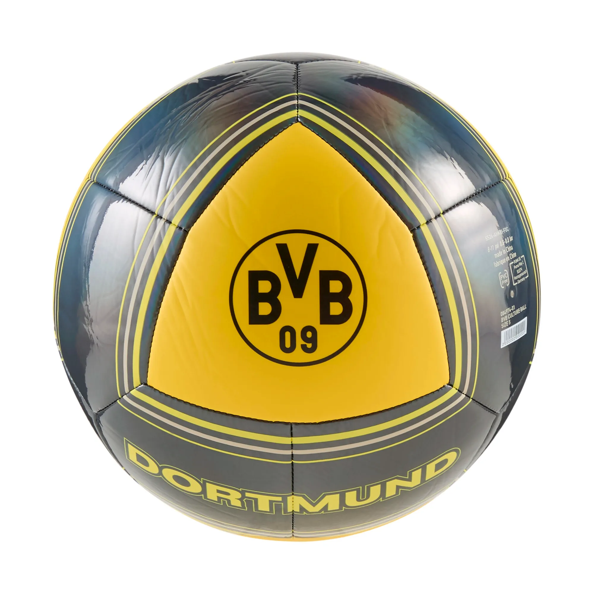 PUMA Borussia Dortmund ftblCulture Ball in Black | Size 5