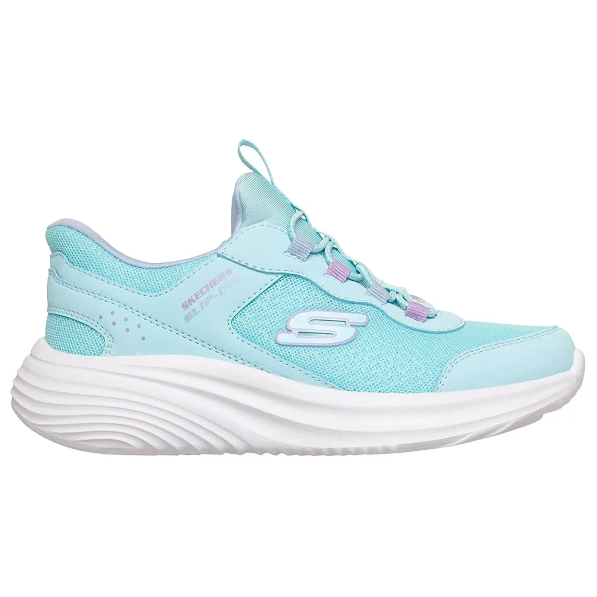 Skechers Girls Slip-ins: Bounder Pro Sneaker in Mint
