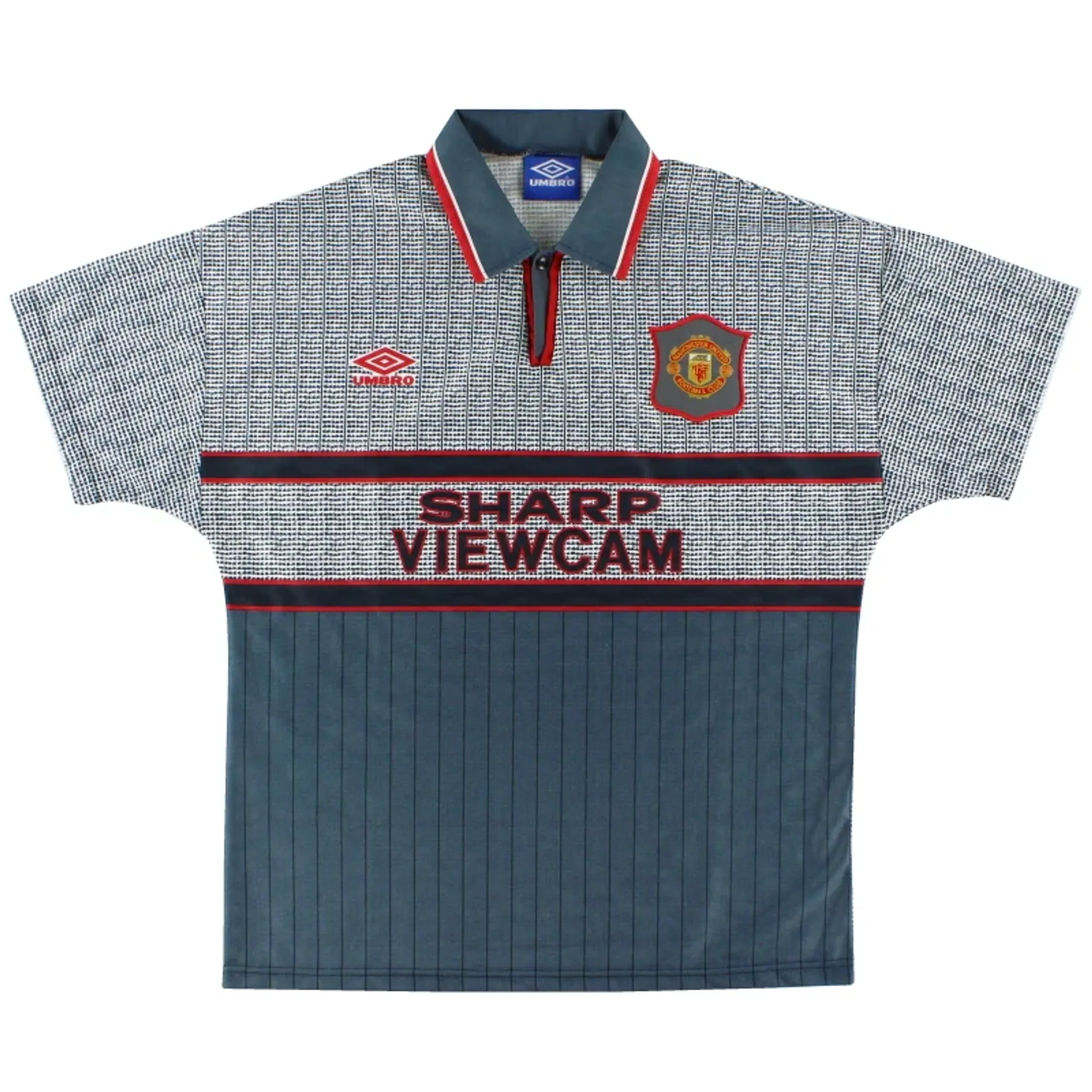 1995-96 Manchester United Umbro Away Shirt XL - Manchester United / Mint 