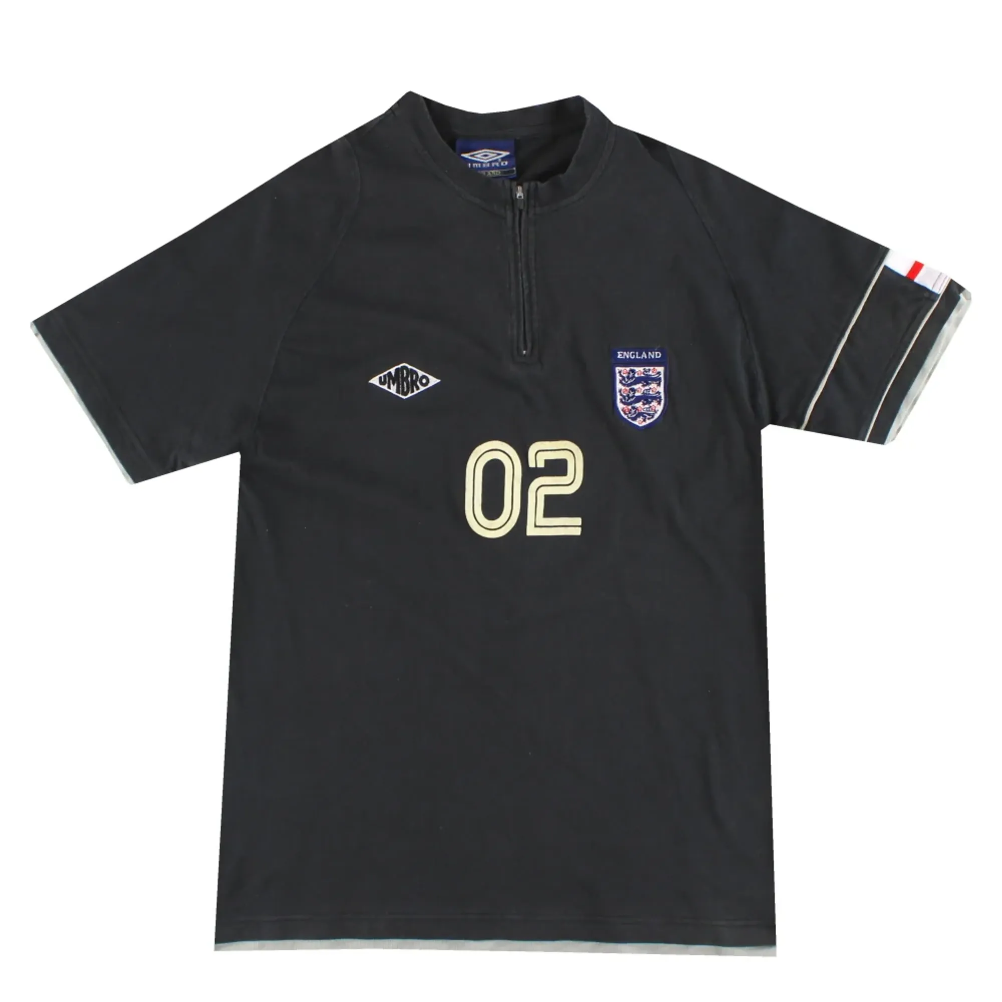 2002-03 England Umbro Training Shirt #02 M - England / Very Good 