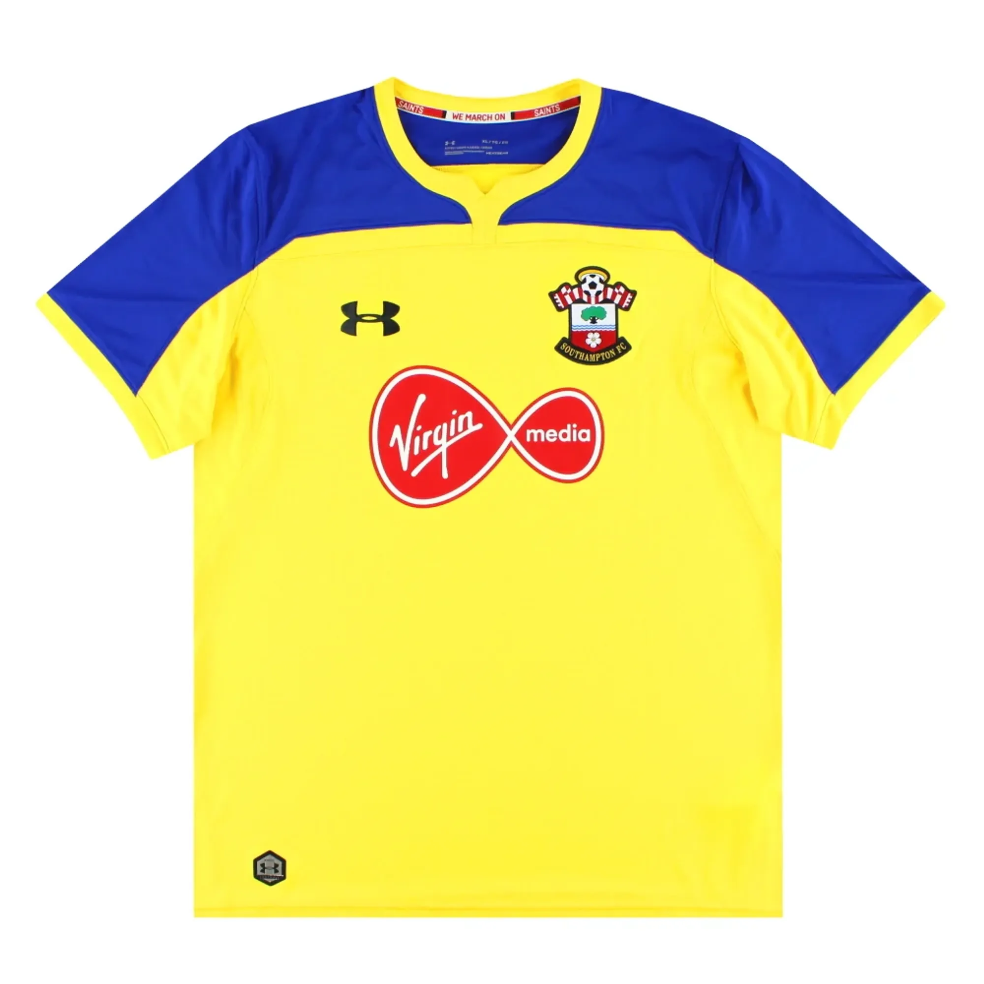 2018-19 Southampton Under Armour Away Shirt XL - Southampton / Excellent 