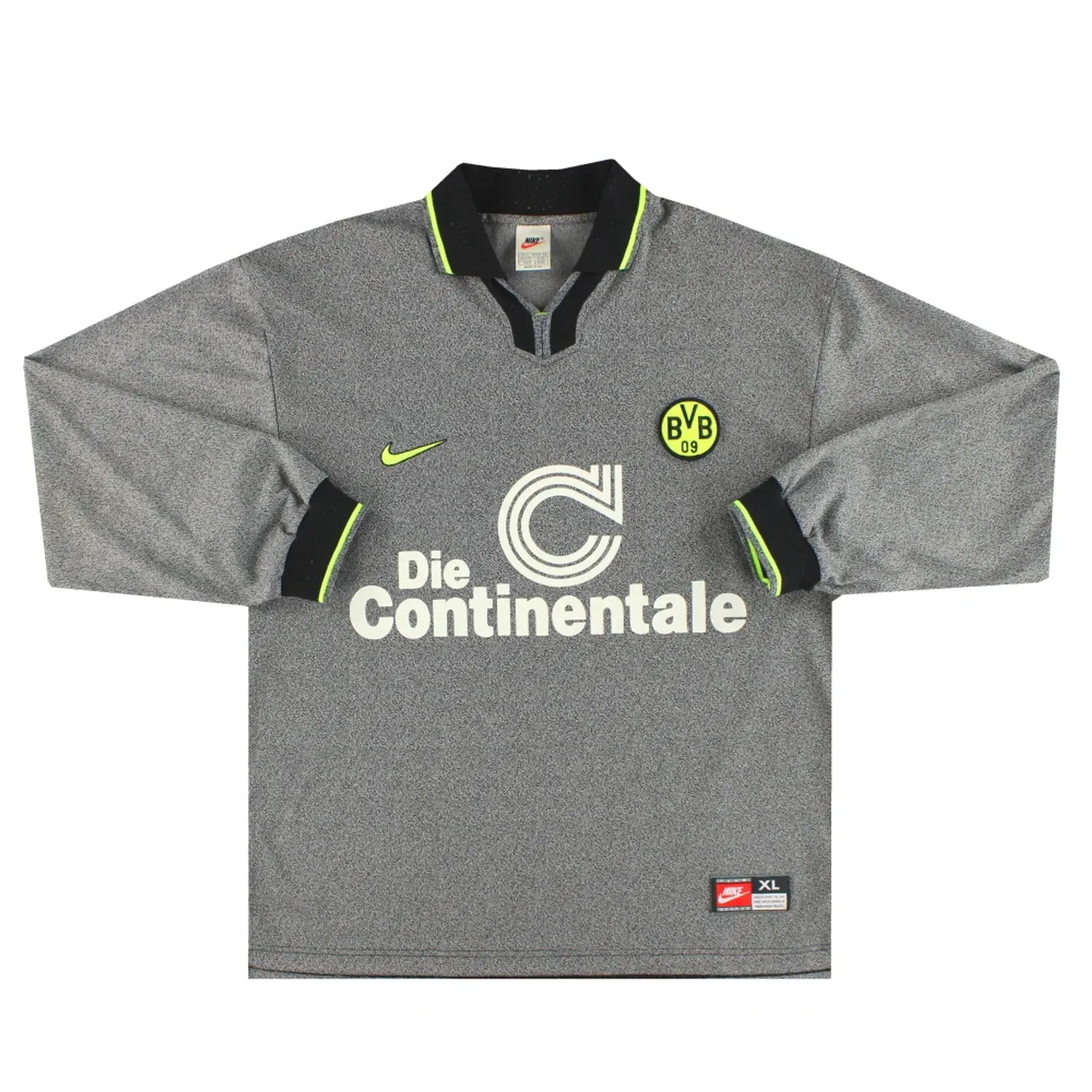 1997-98 Borussia Dortmund Nike Away Shirt L/S XL - Dortmund / Excellent 