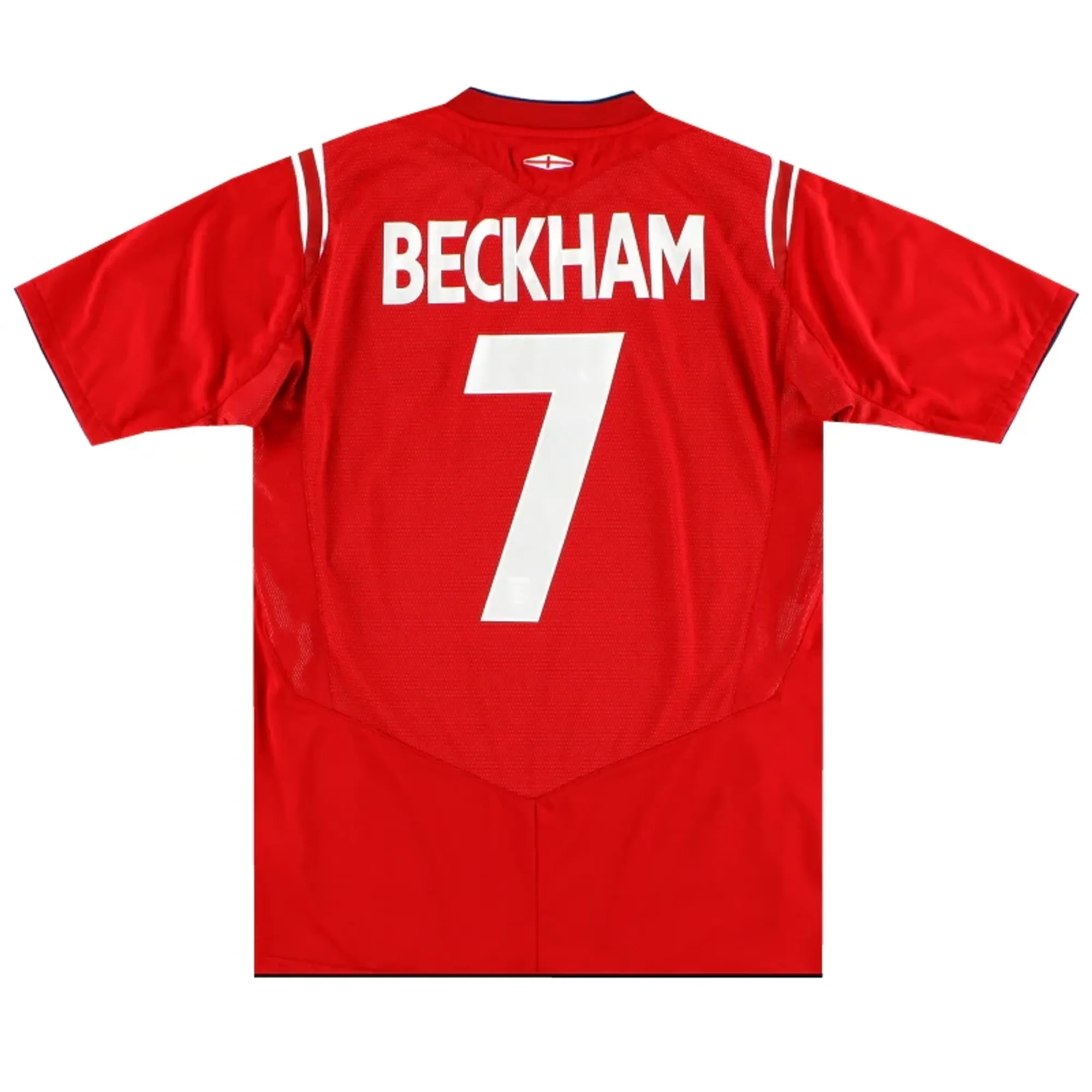 2004-06 England Umbro Away Shirt Beckham #7 XL - England / Excellent 