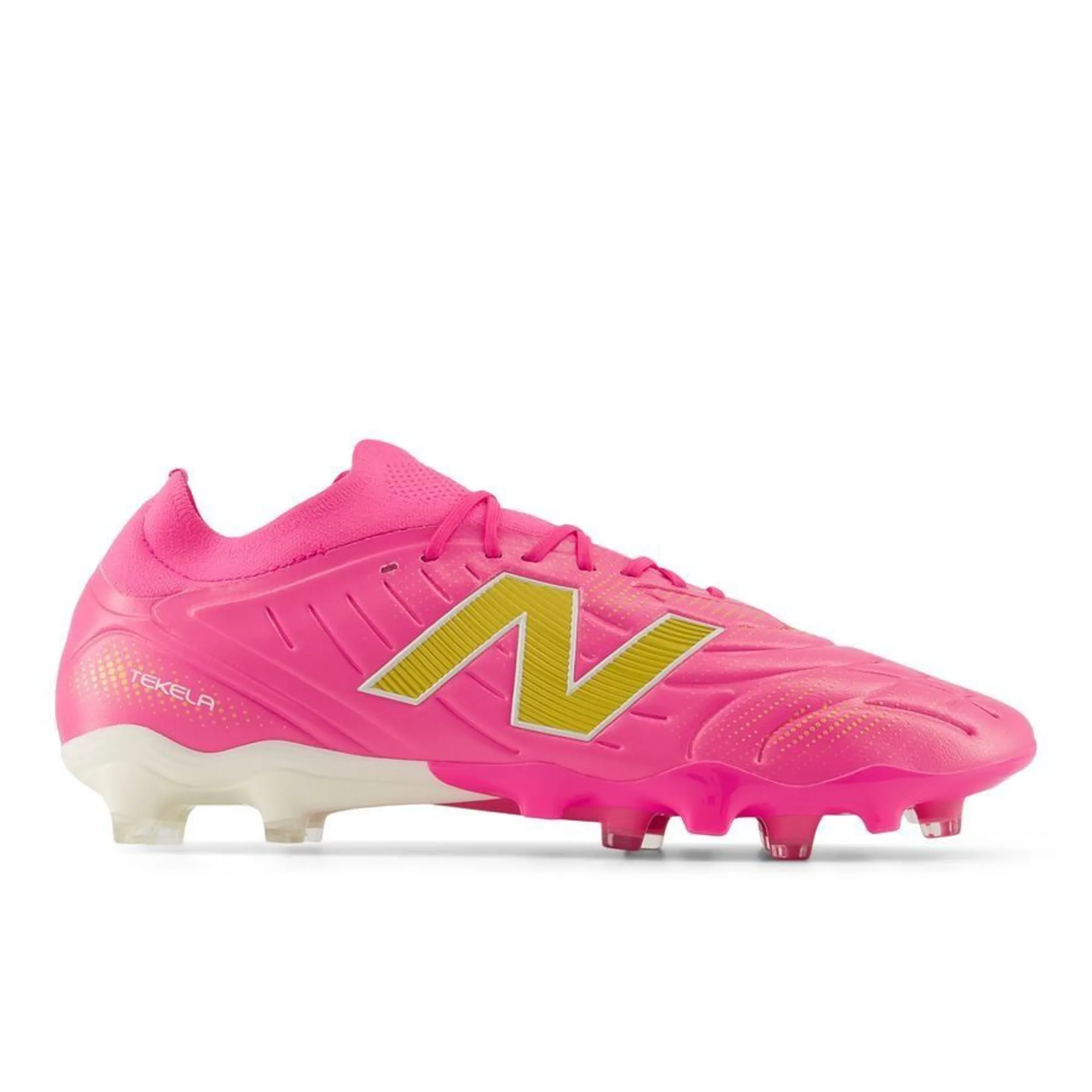 New Balance Unisex Tekela Pro Low FG V5 in Pink/Brown Synthetic