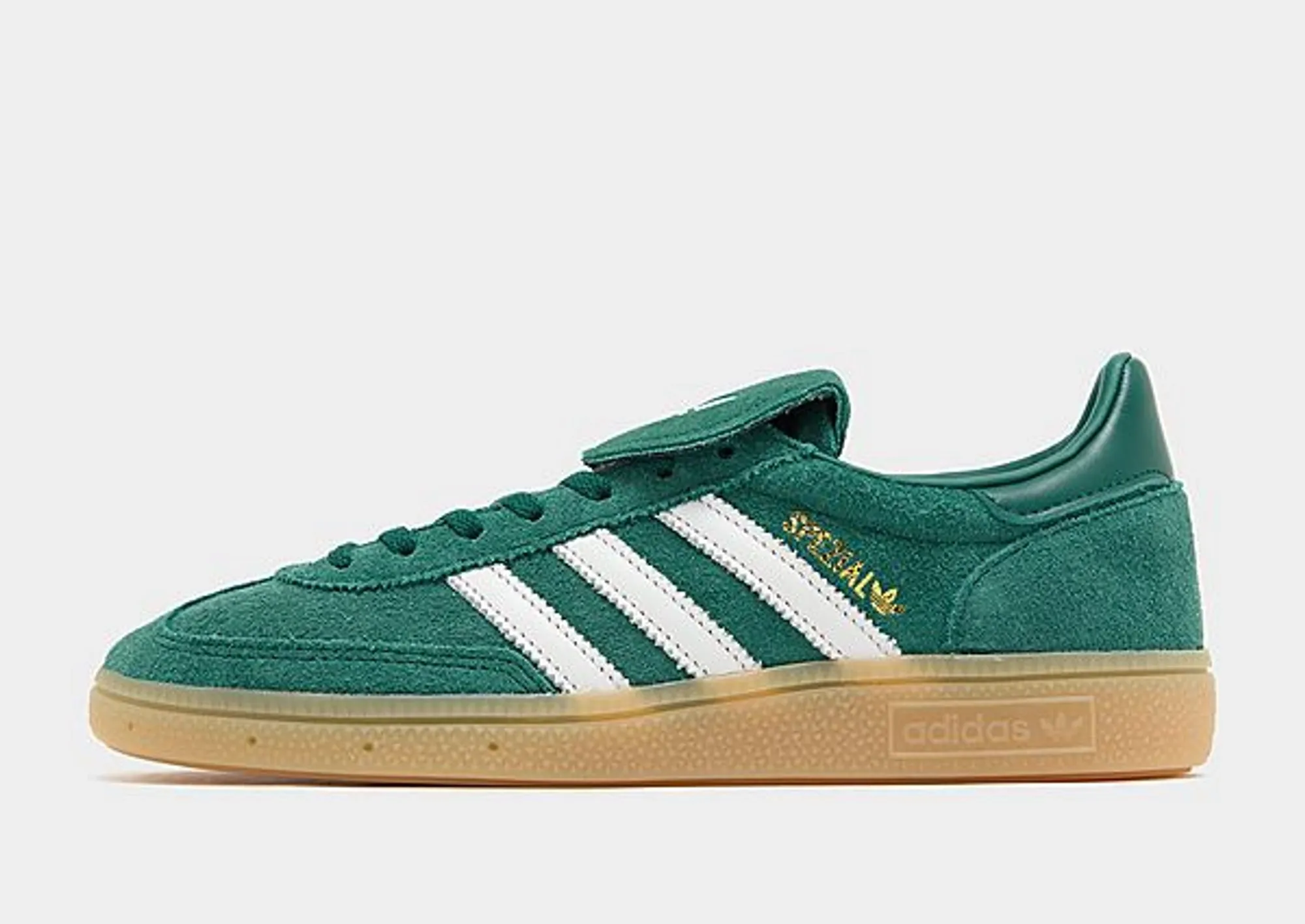 adidas Originals Womens Handball Spezial LT Collegiate Green Ftw White Gold Metallic
