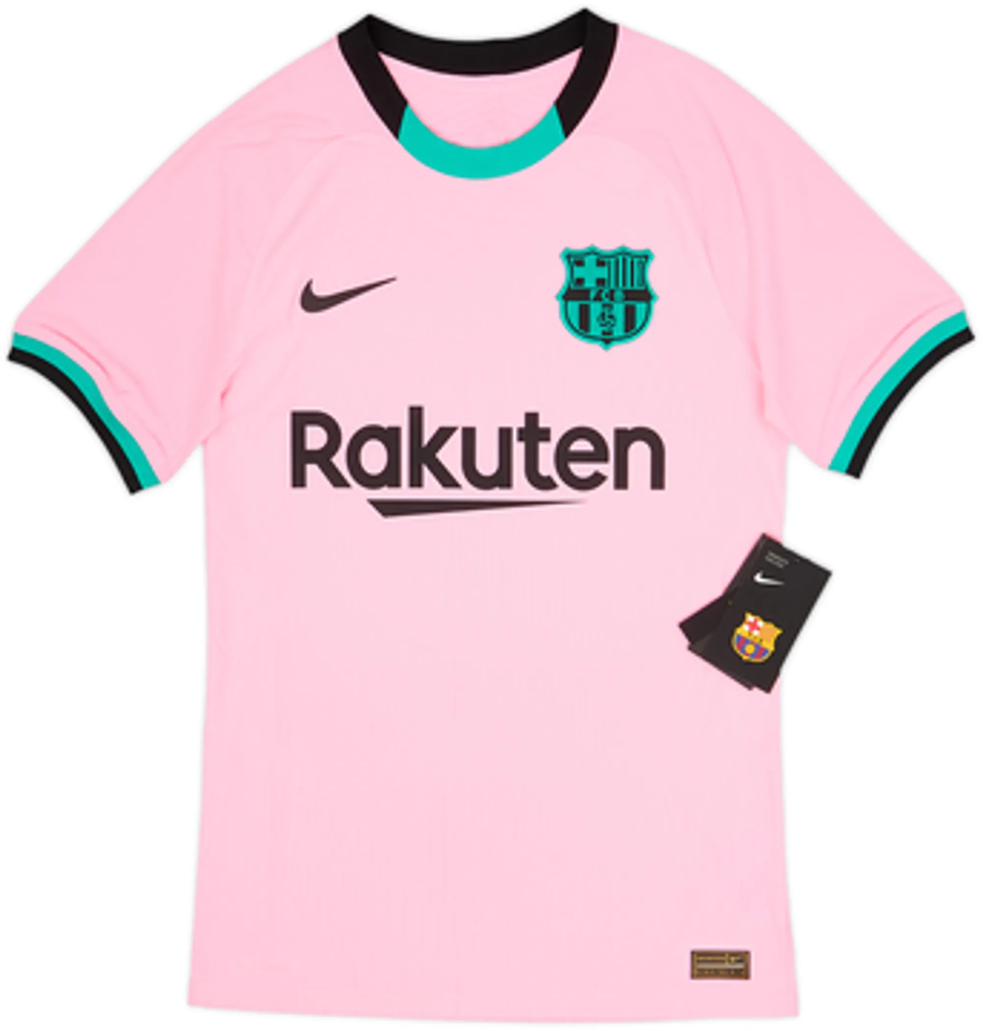 2020-21 Barcelona Authentic Third Shirt Messi #10 (XS)