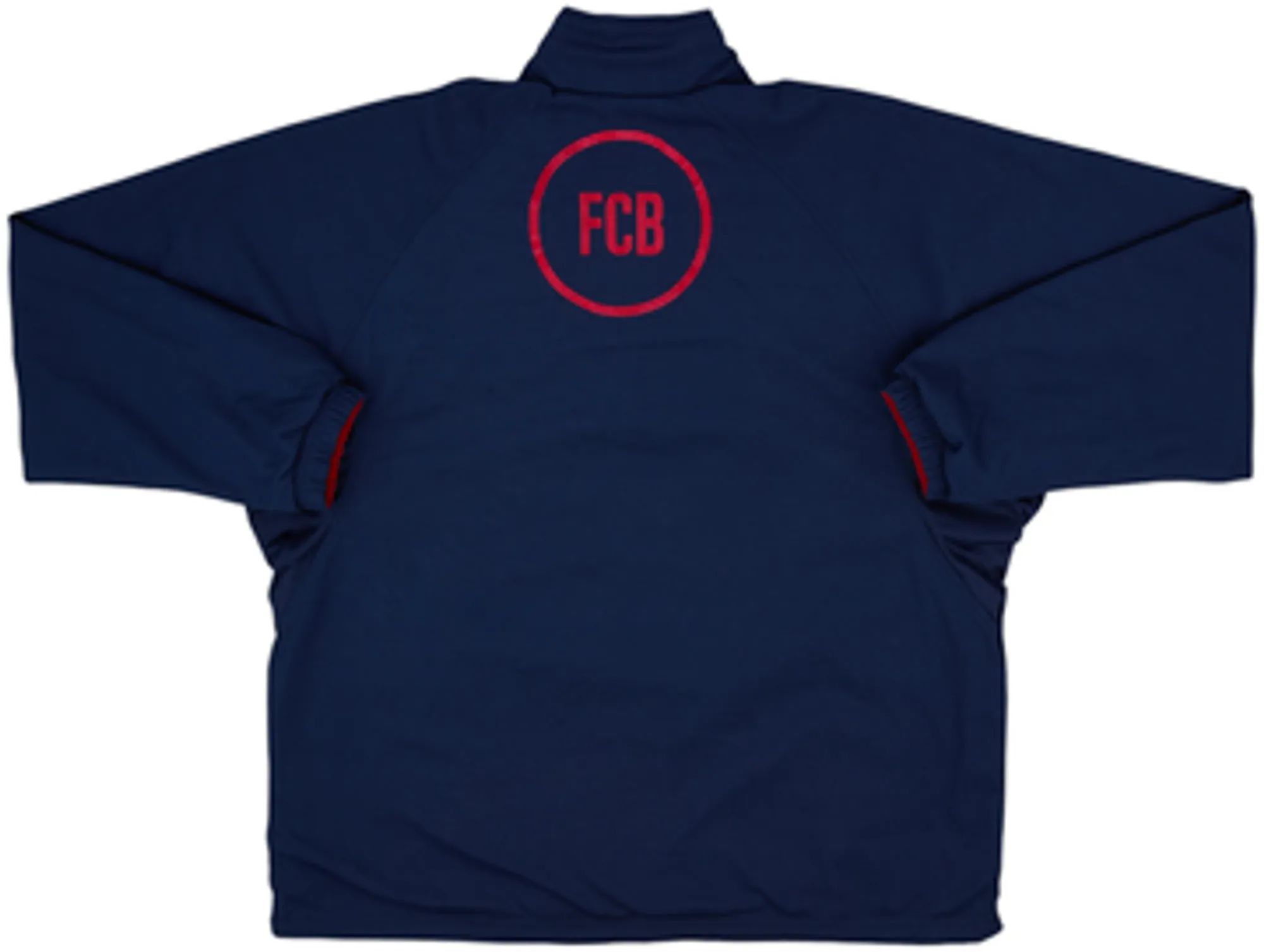 2000-02 Barcelona Nike Reversible 1/4 Zip Drill Top - 7/10 - (M)