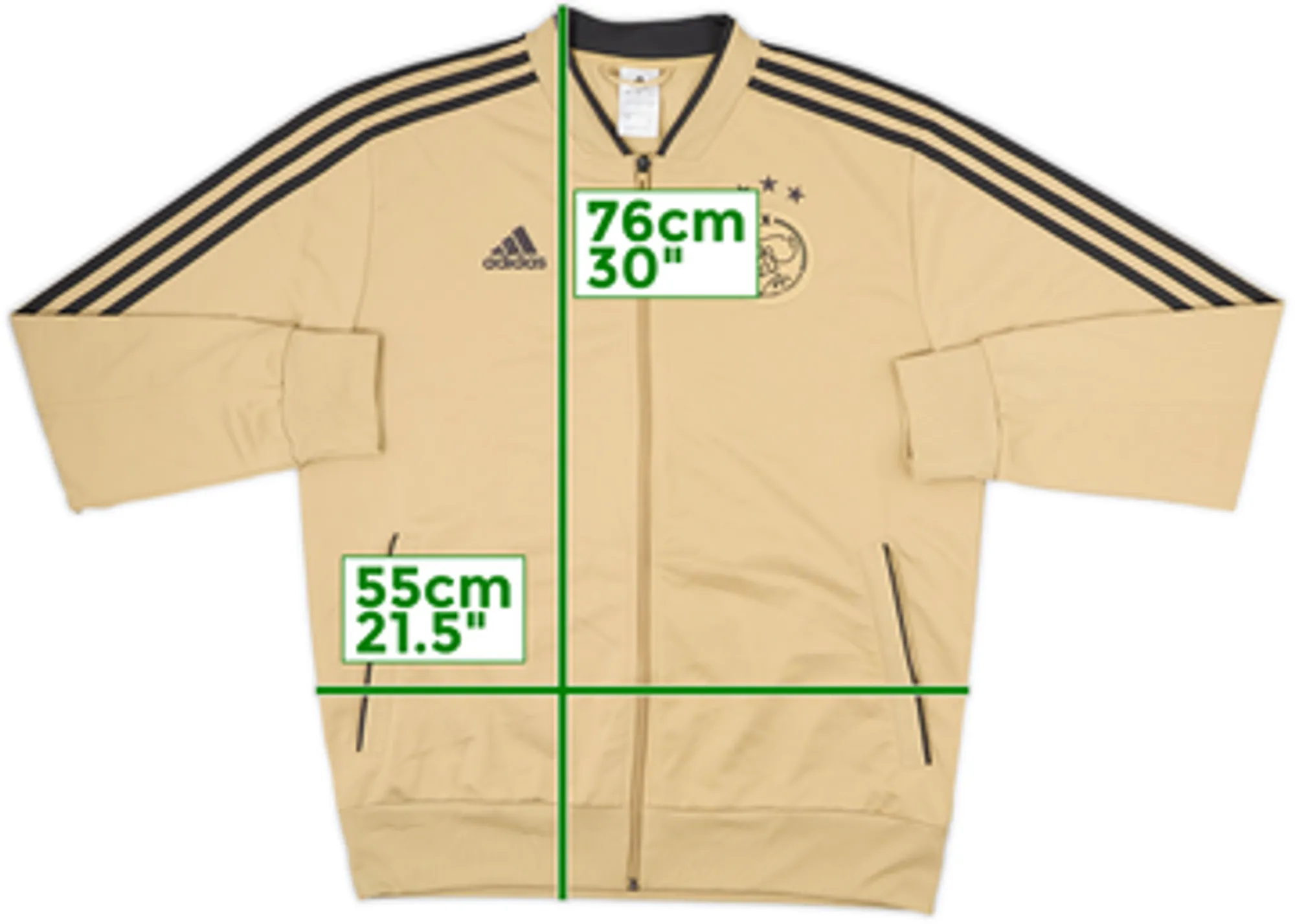 2018-19 Ajax adidas Track Jacket - 7/10 - (L)
