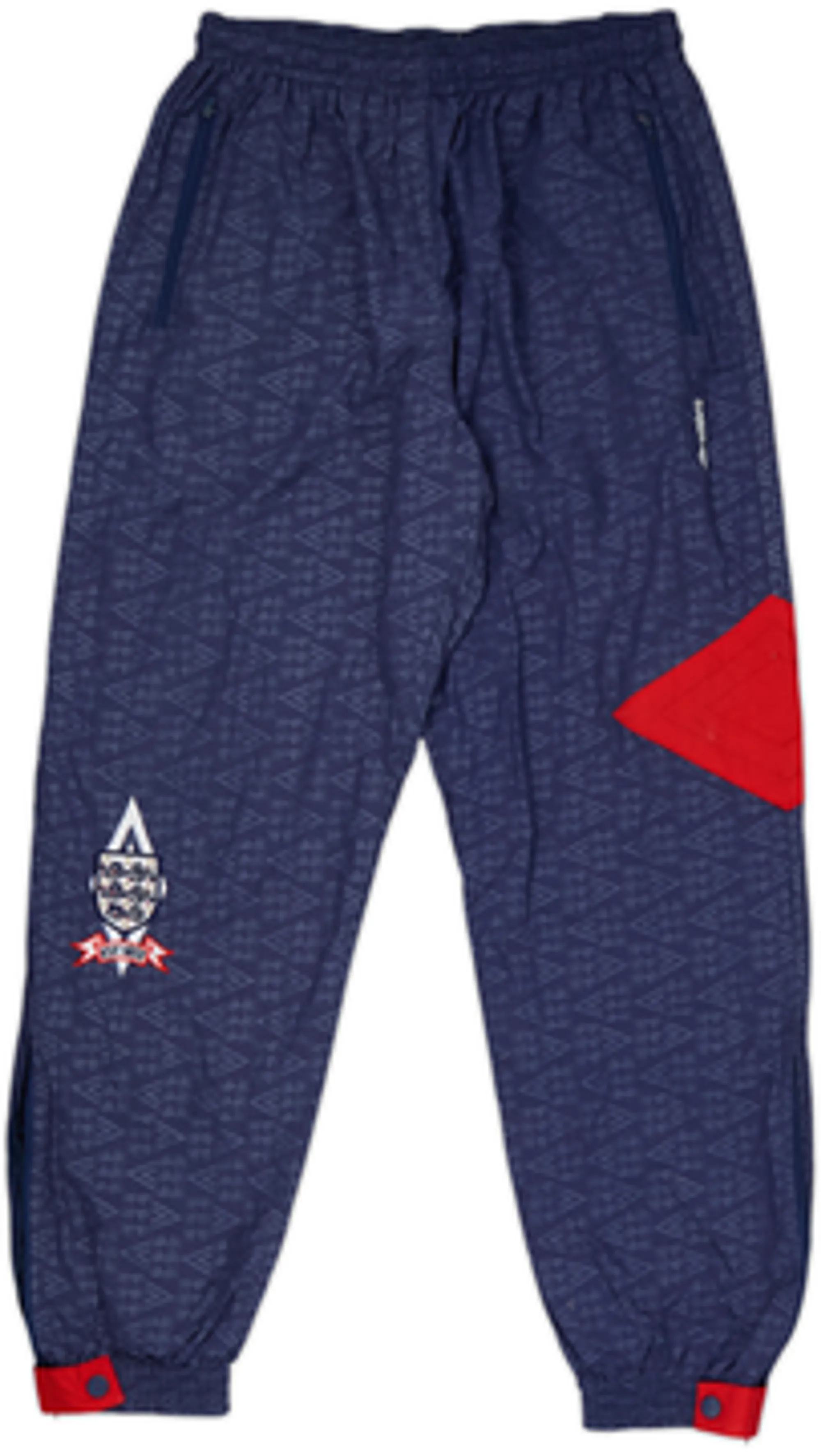 1990-92 England Umbro Track Pants/Bottoms - 6/10 - (L)