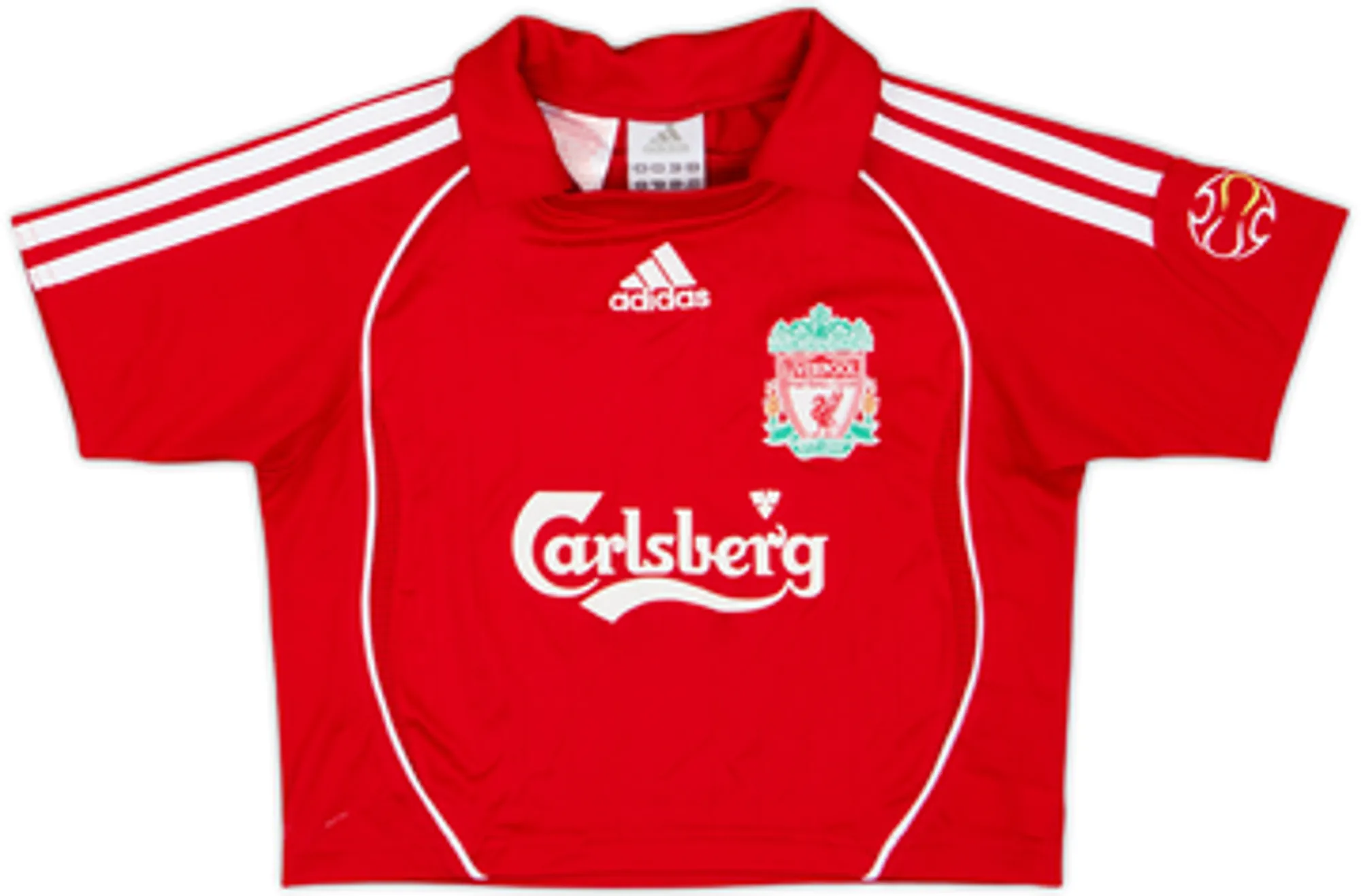2006-08 Liverpool Home Shirt & Shorts - 8/10 - (18-24 Months)
