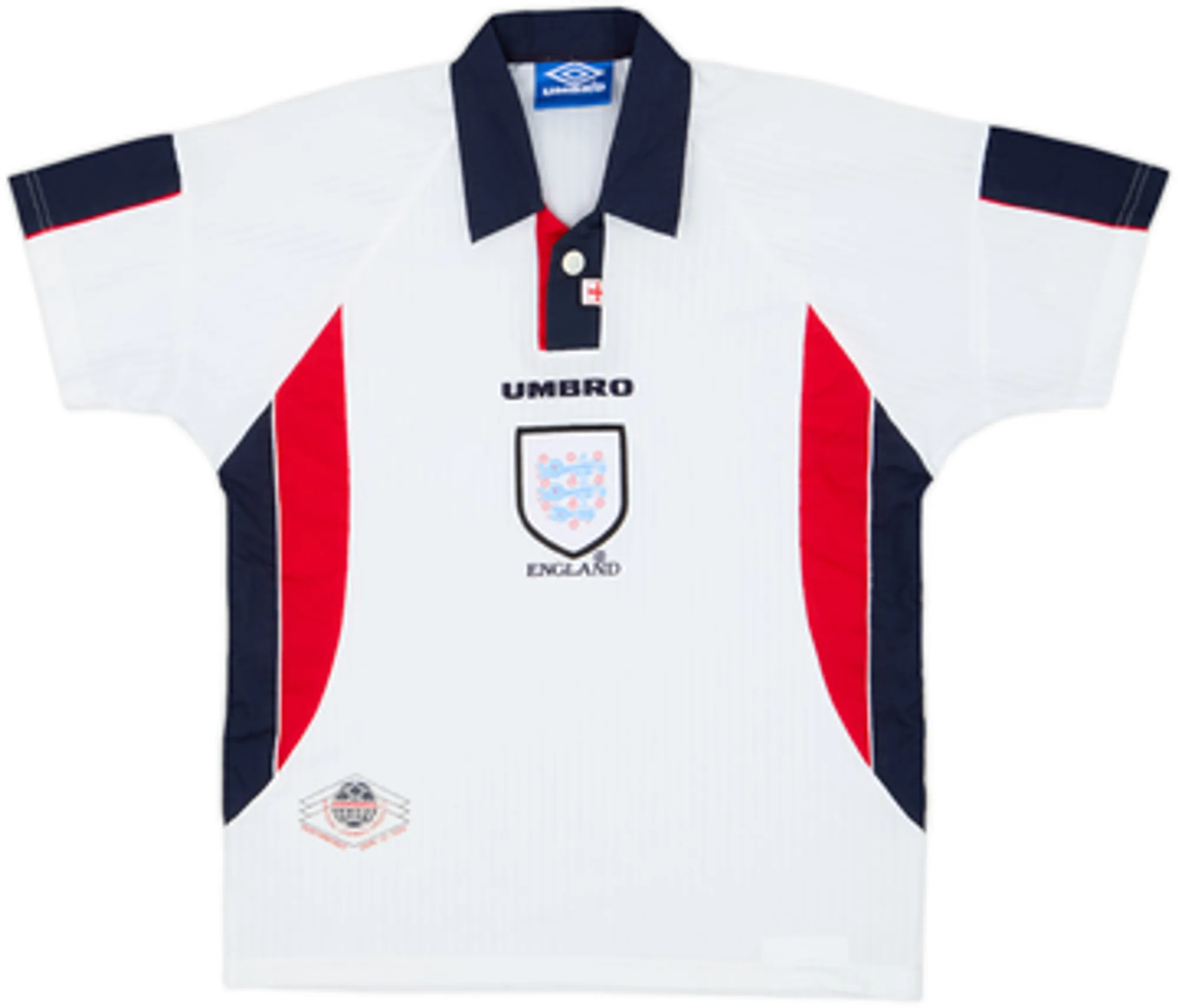 1997-99 England Home Shirt & Shorts - 8/10 - (L.Boys)