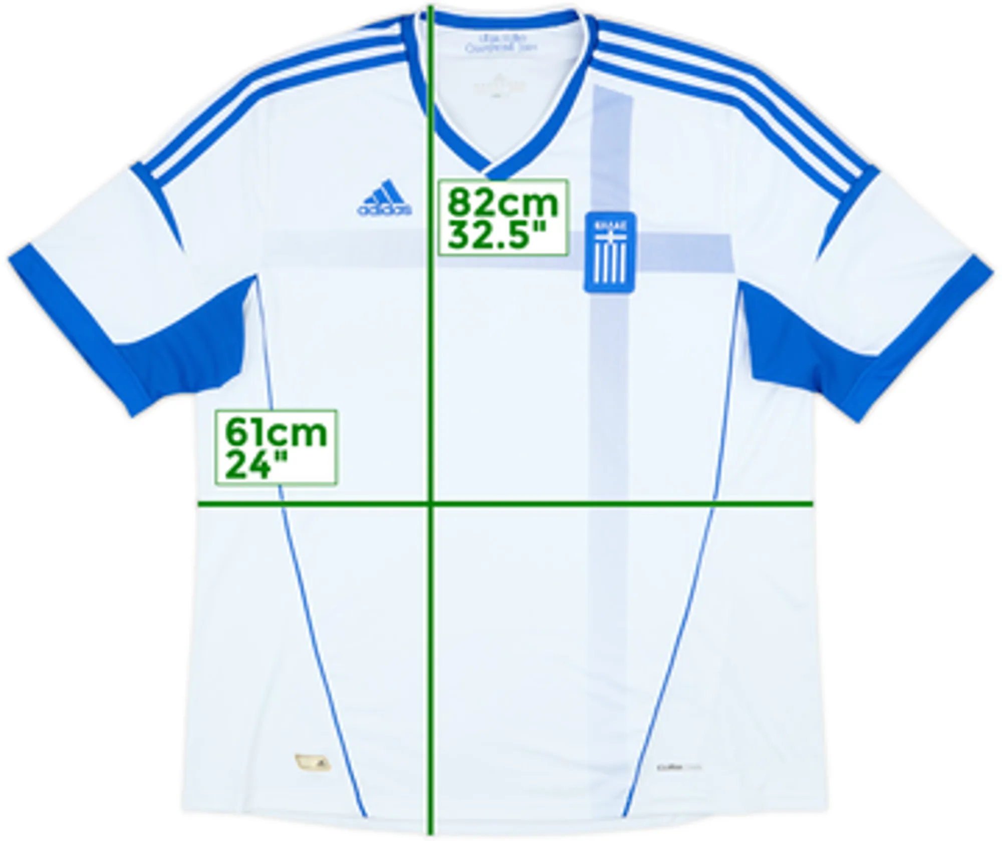 2012-13 Greece Home Shirt - 8/10 - (XXL)
