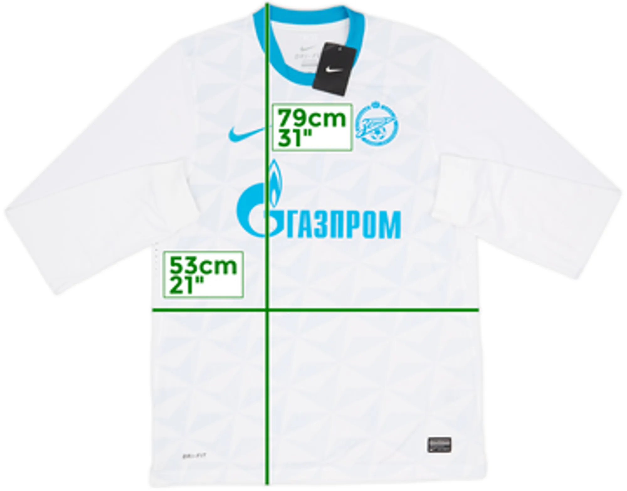 2011-12 Zenit St. Petersburg Player Issue Away L/S Shirt (L)