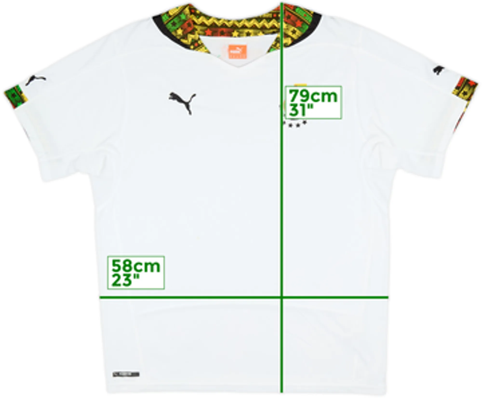 2014-15 Ghana Home Shirt - 7/10 - (XXL)