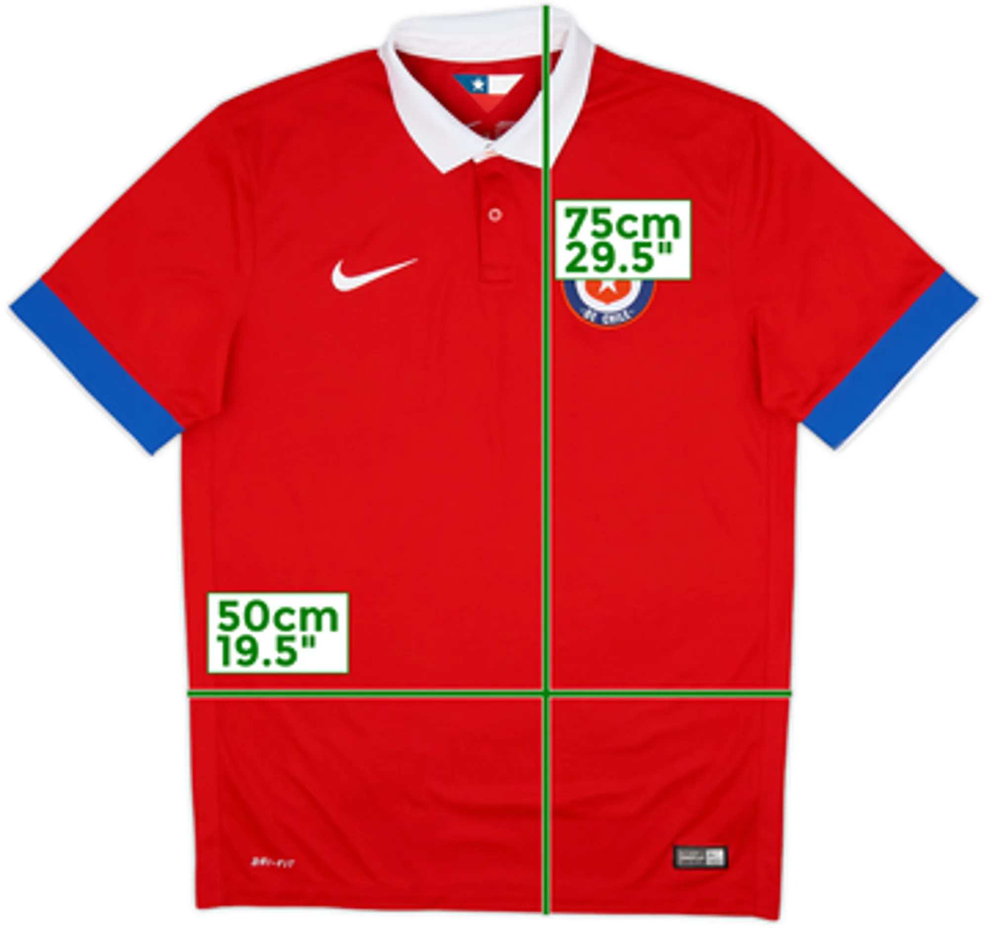 2015-16 Chile Home Shirt - 10/10 - (M)