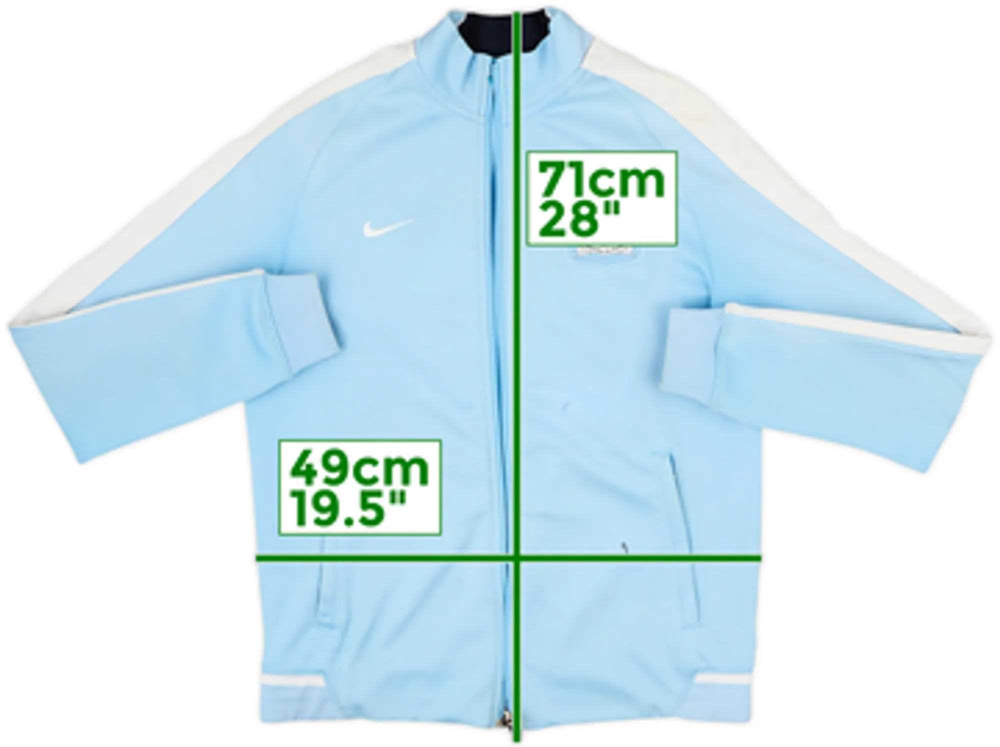 2014-15 Manchester City Nike Track Jacket - 4/10 - (L)