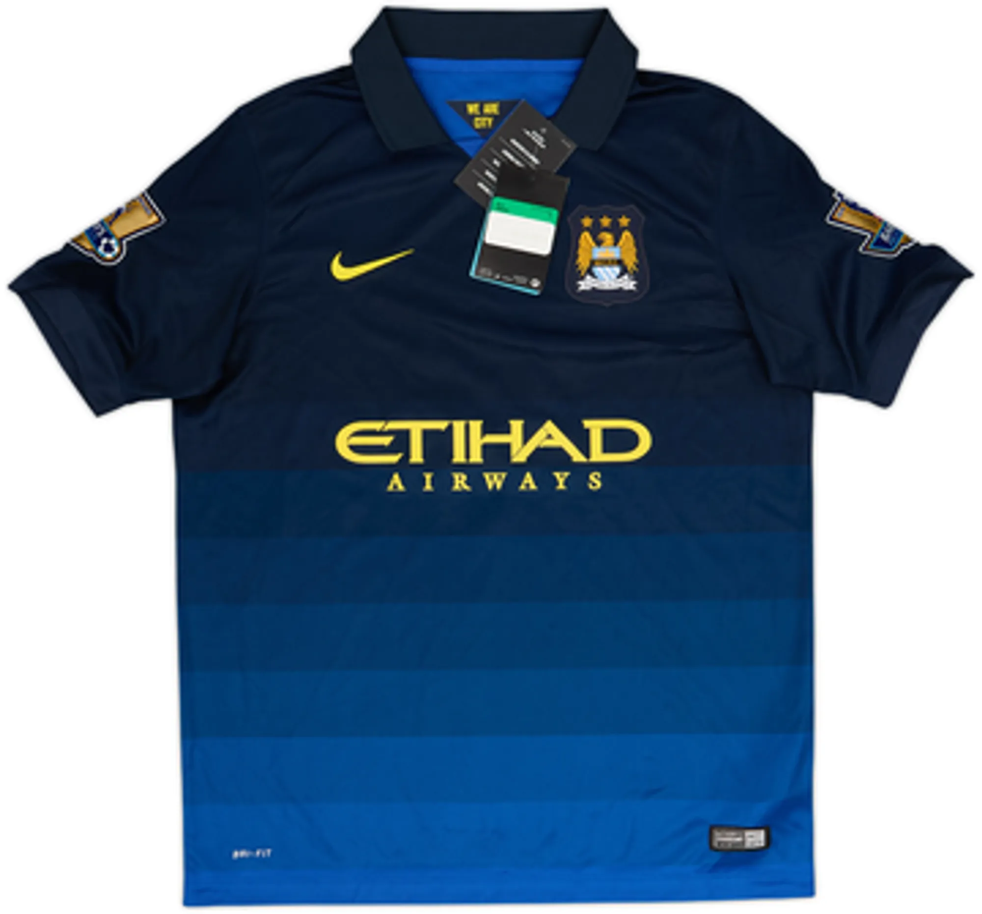 2014-15 Manchester City Away Shirt A.Negredo #9 (XL.Boys)