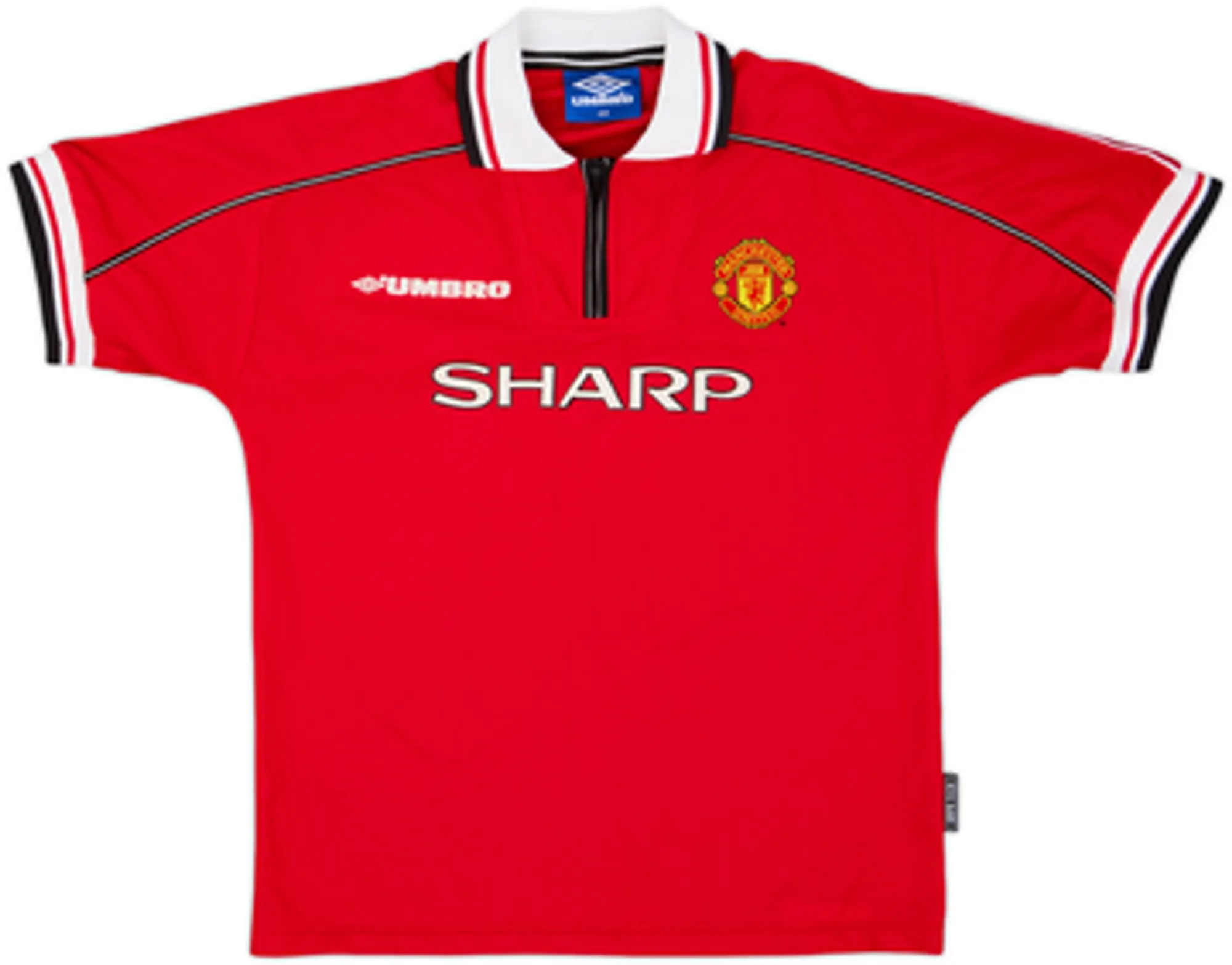 1998-00 Manchester United Home Full Kit - 9/10 - (L.Boys)