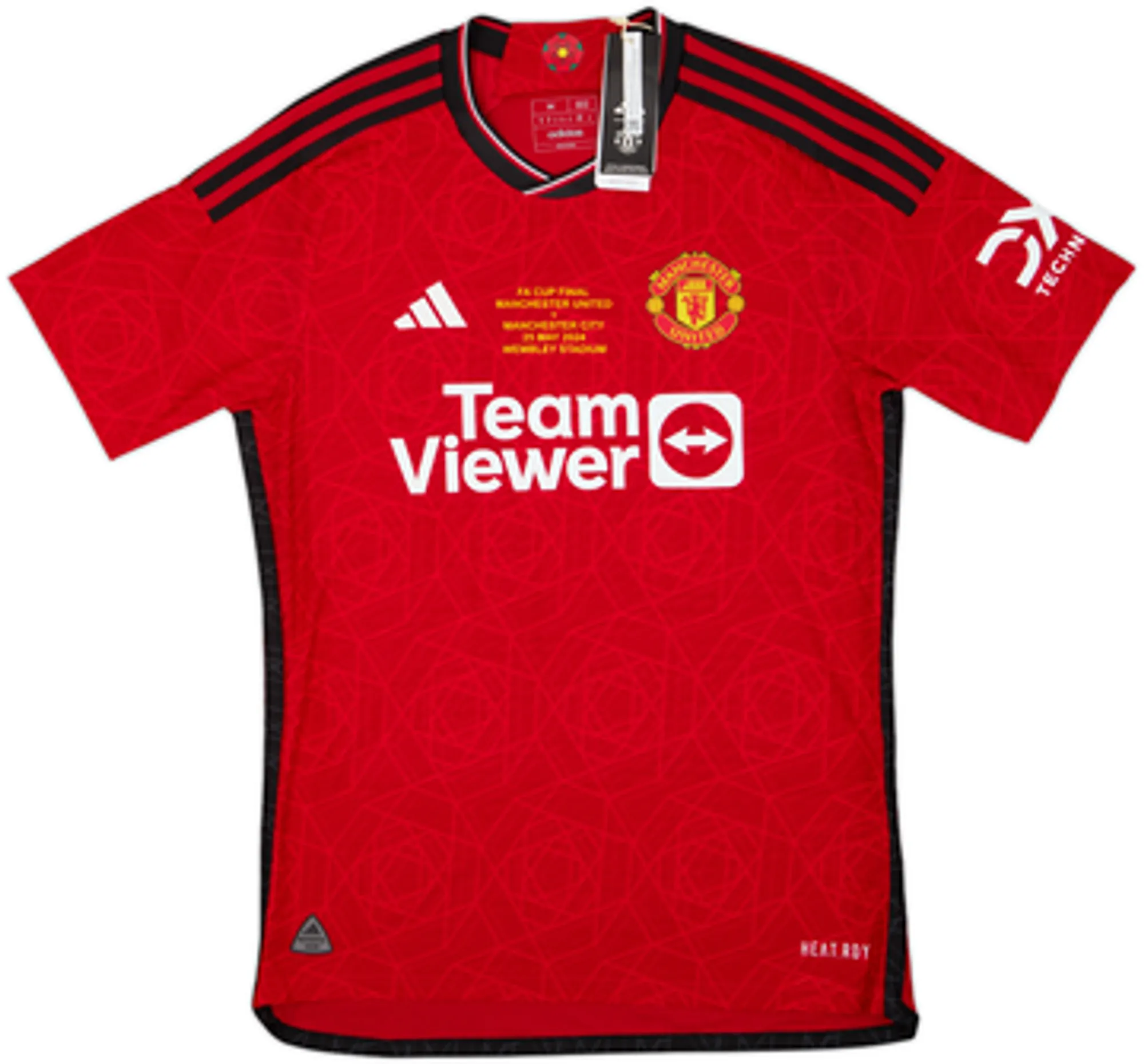 2023-24 Manchester United Authentic 'FA Cup Final' Home Shirt Mainoo #37 (M)