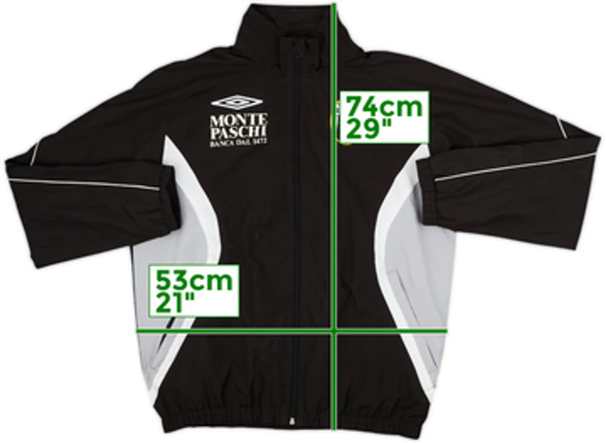 2007-08 Siena Umbro Track Jacket - 6/10 - (M)