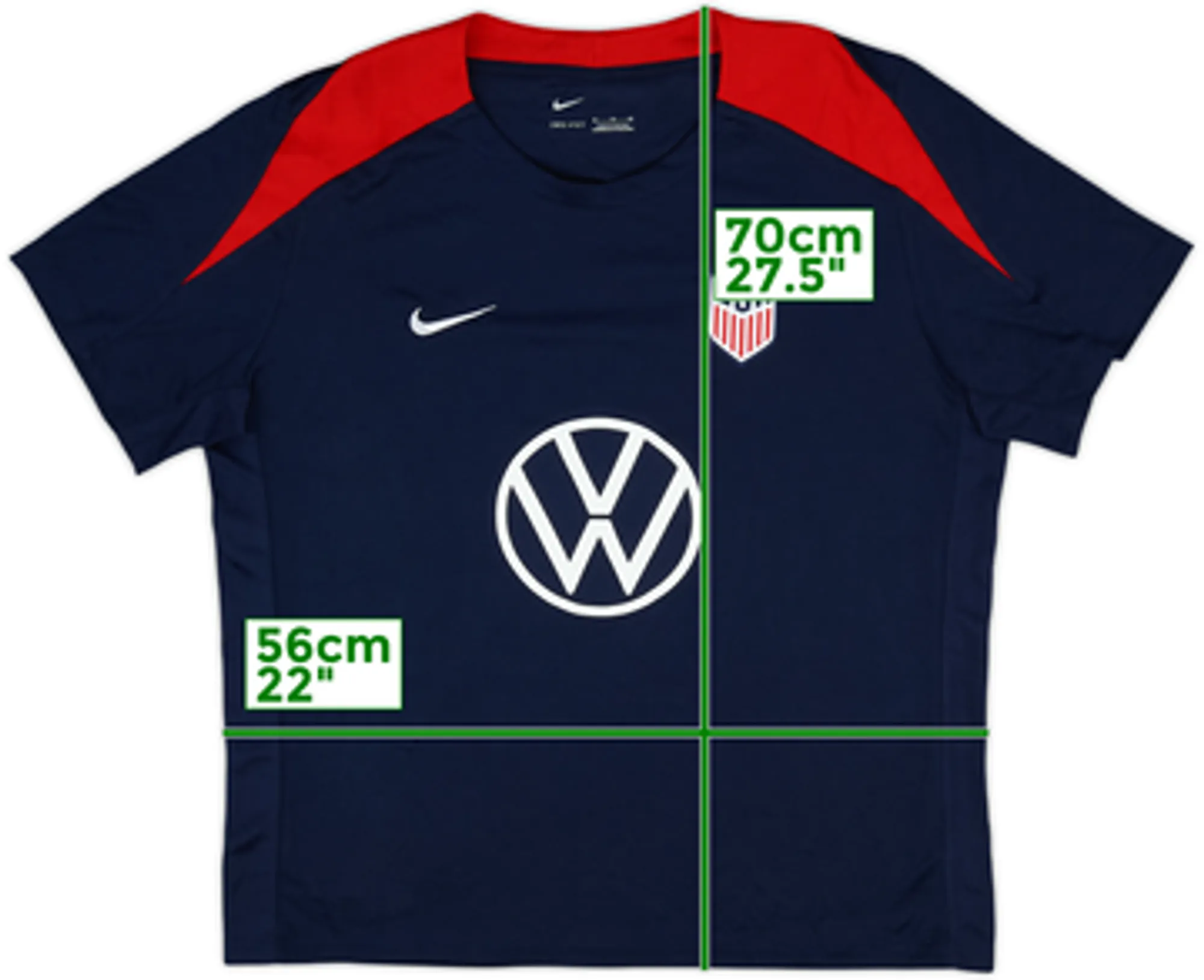 2024-25 USA Nike Training Shirt - 9/10 - (XL)