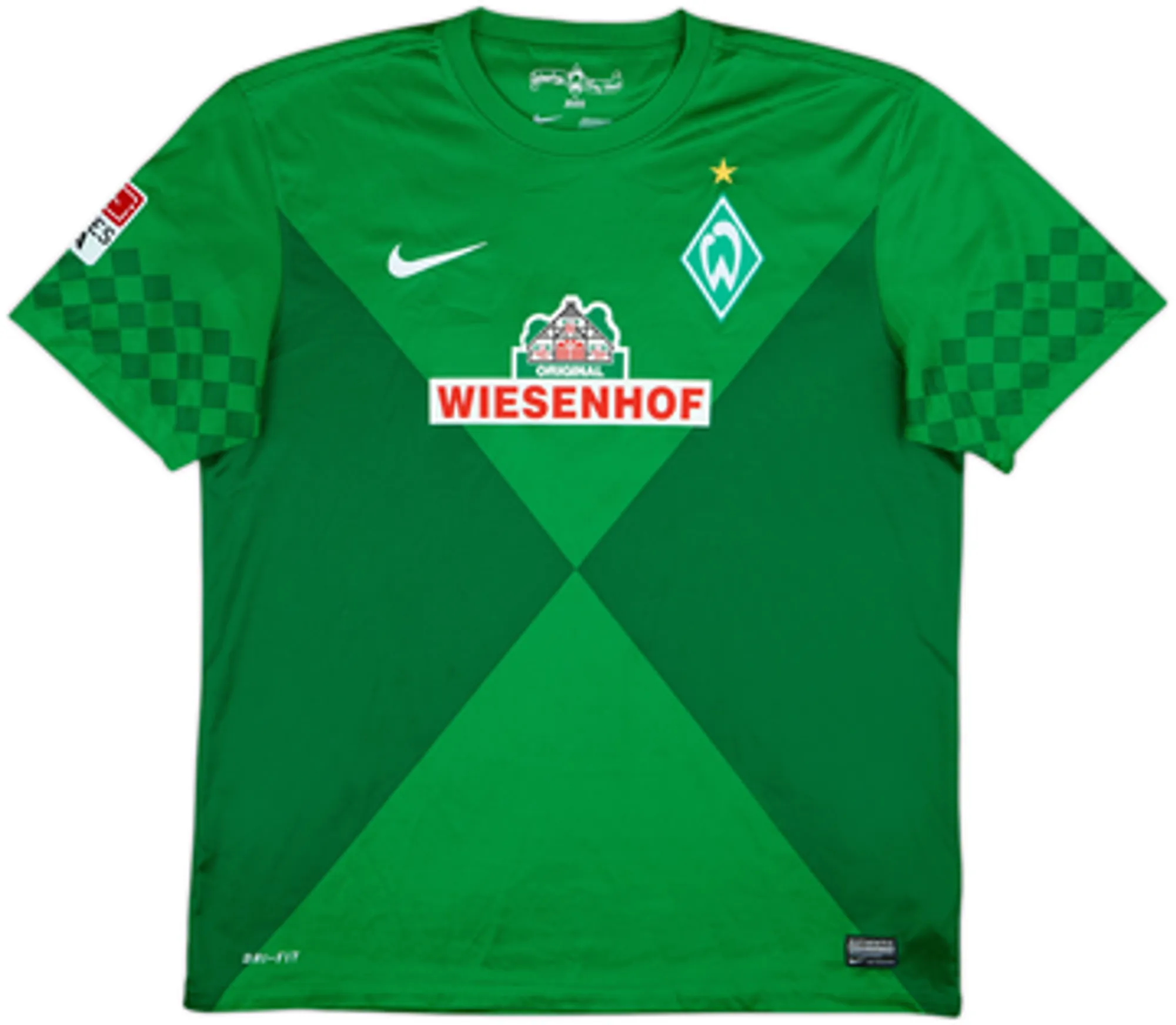 2012-13 Werder Bremen Home Shirt Hunt #14 - 8/10 - (L)