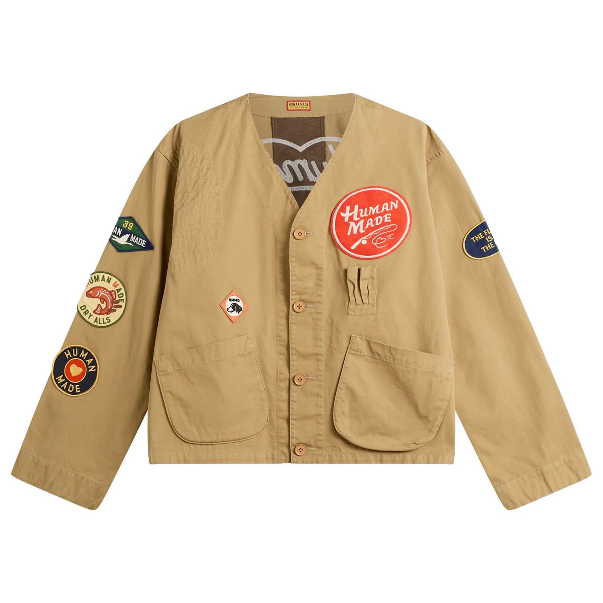 Human Made Men's Club Patch Jacket Beige