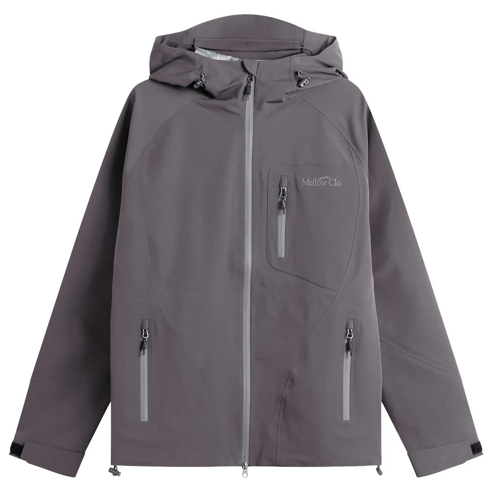 Mellow Clo Men's 3L Trek Jacket Grey
