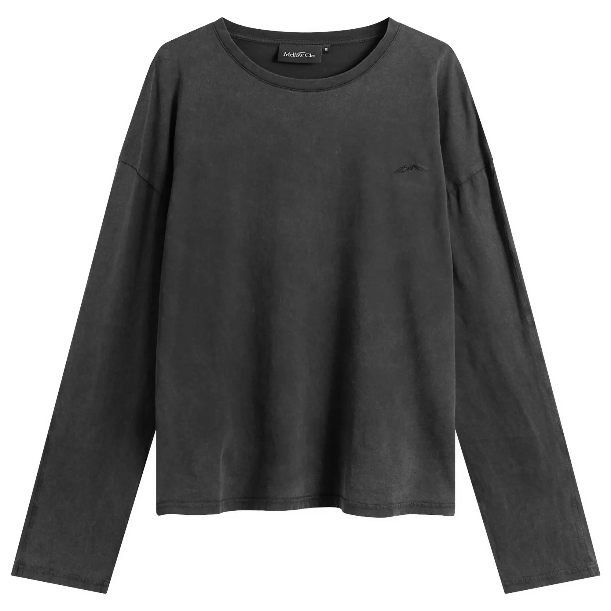 Mellow Clo Men's Everyday Longsleeve T-Shirt Washed Black
