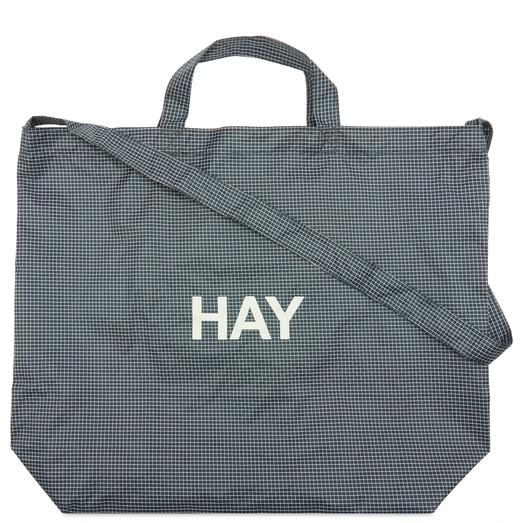 HAY Grid Crossover Bag - Medium Dark Blue