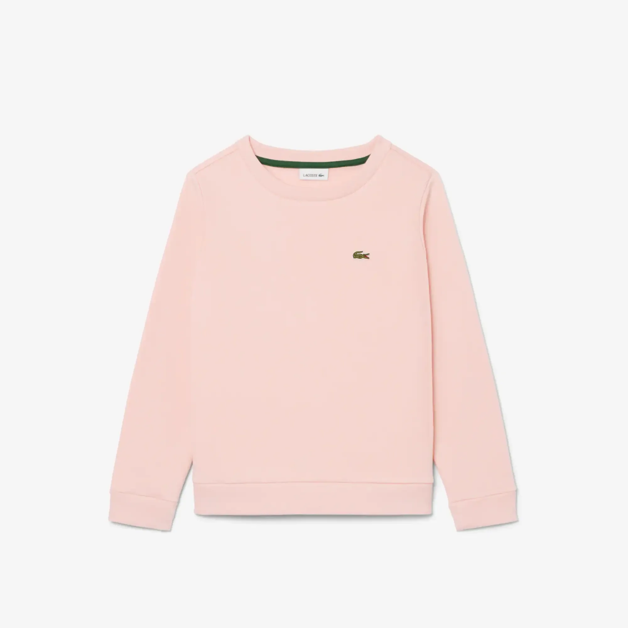 Lacoste Unisex Fleece Crew Neck Sweatshirt - Light Pink