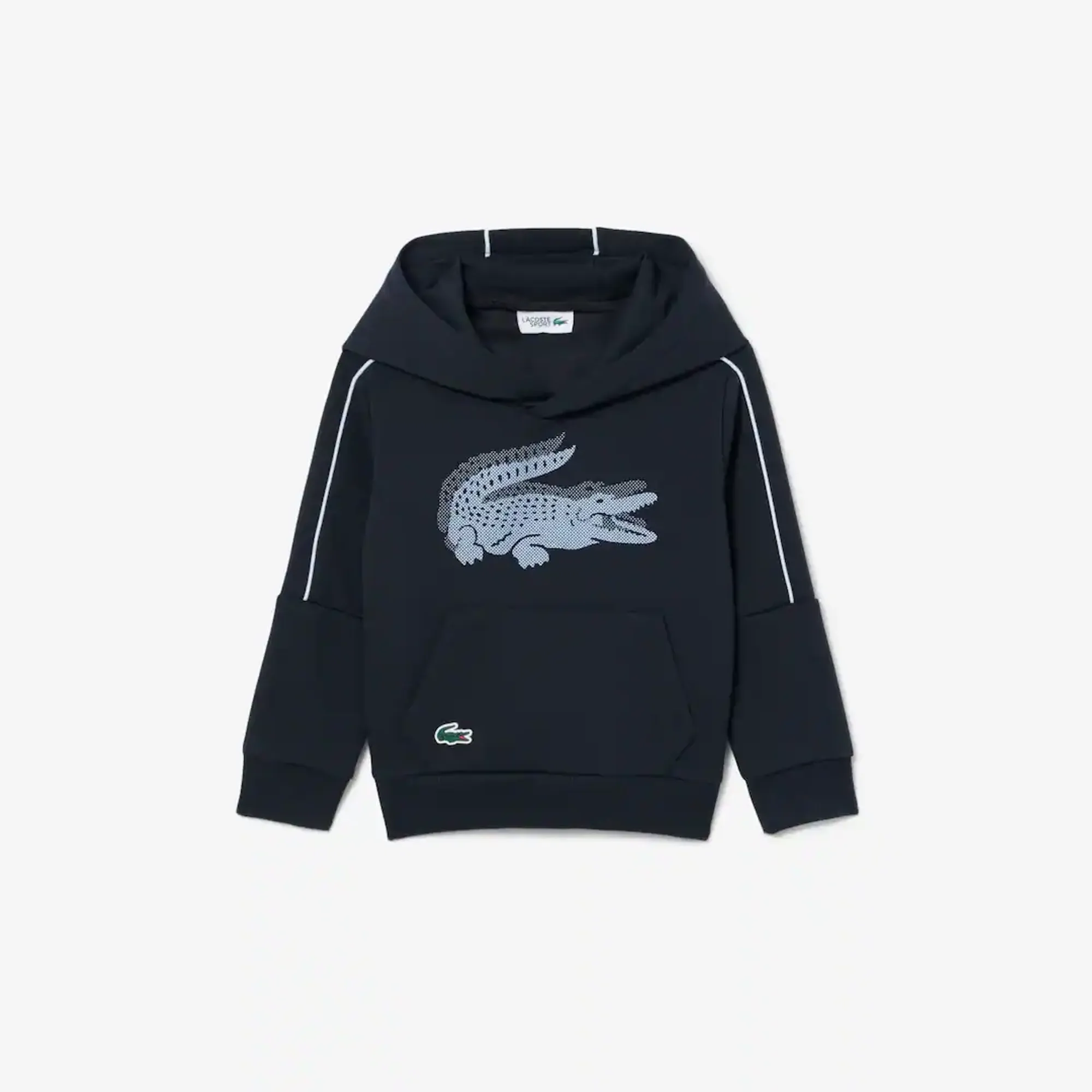 Lacoste Neoprene Sport Hoodie - Black