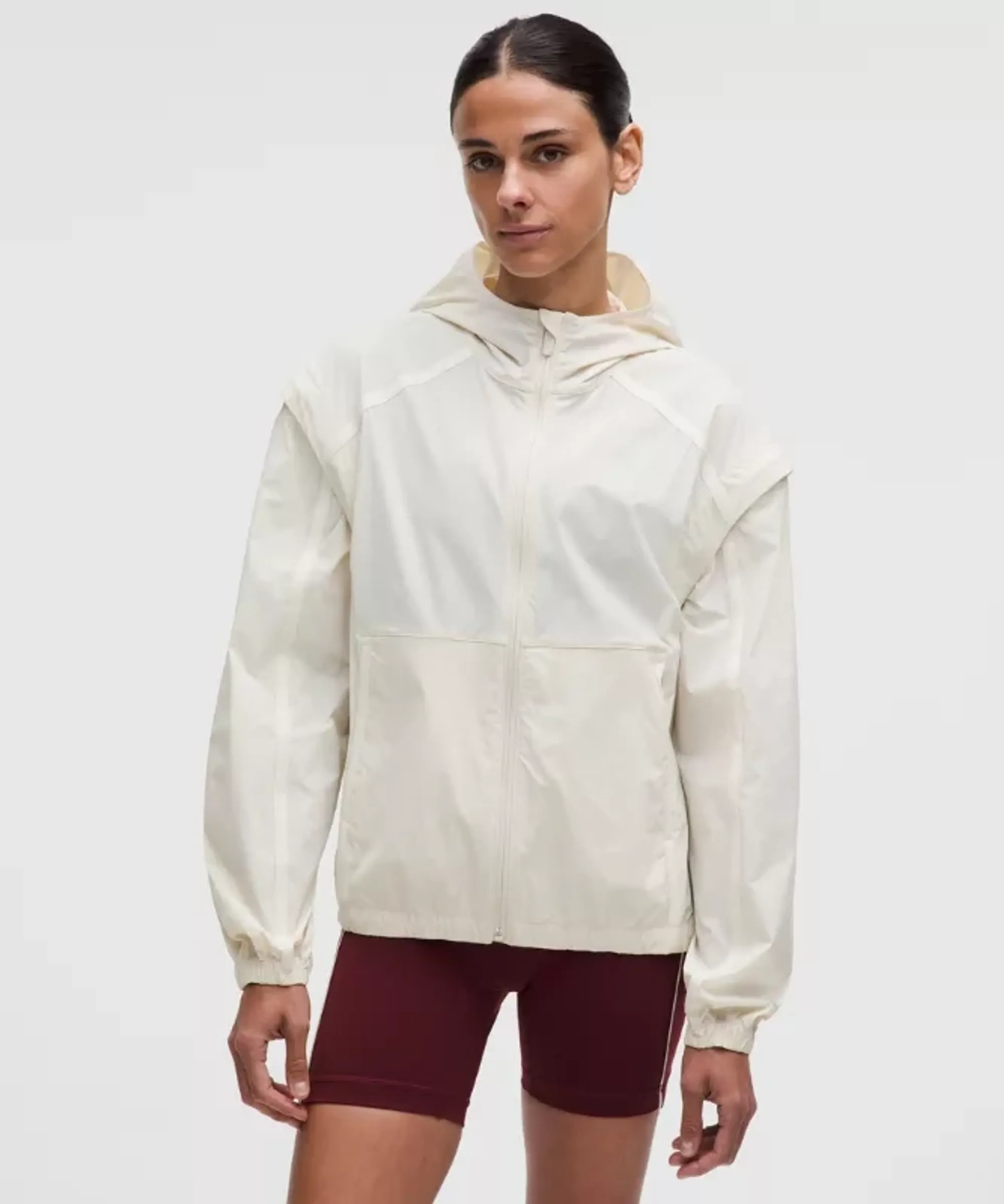 lululemon – Women's Transformable Windbreaker Jacket – Color White – Size Large